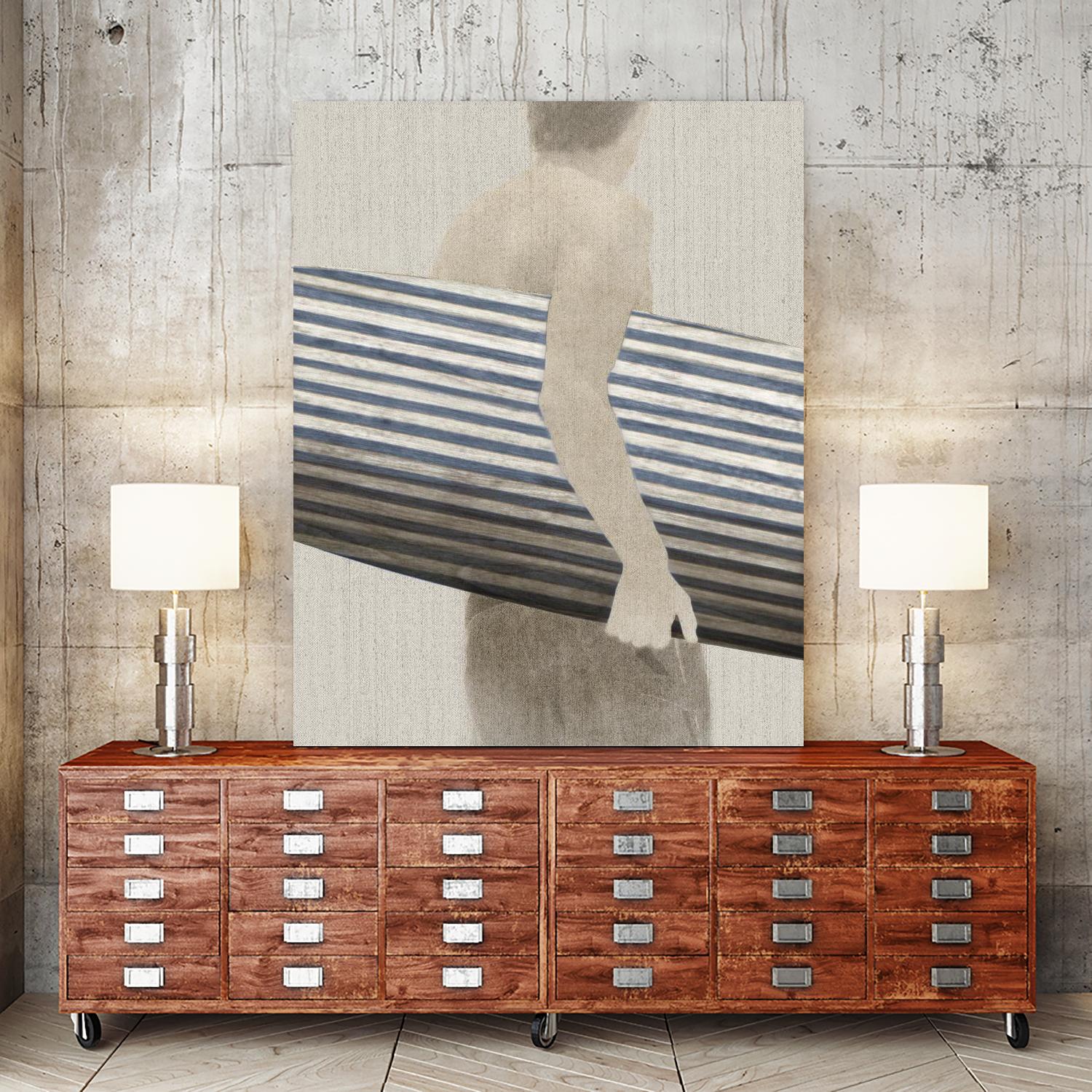 Little Luxury I by PI Studio on GIANT ART - blue men and women