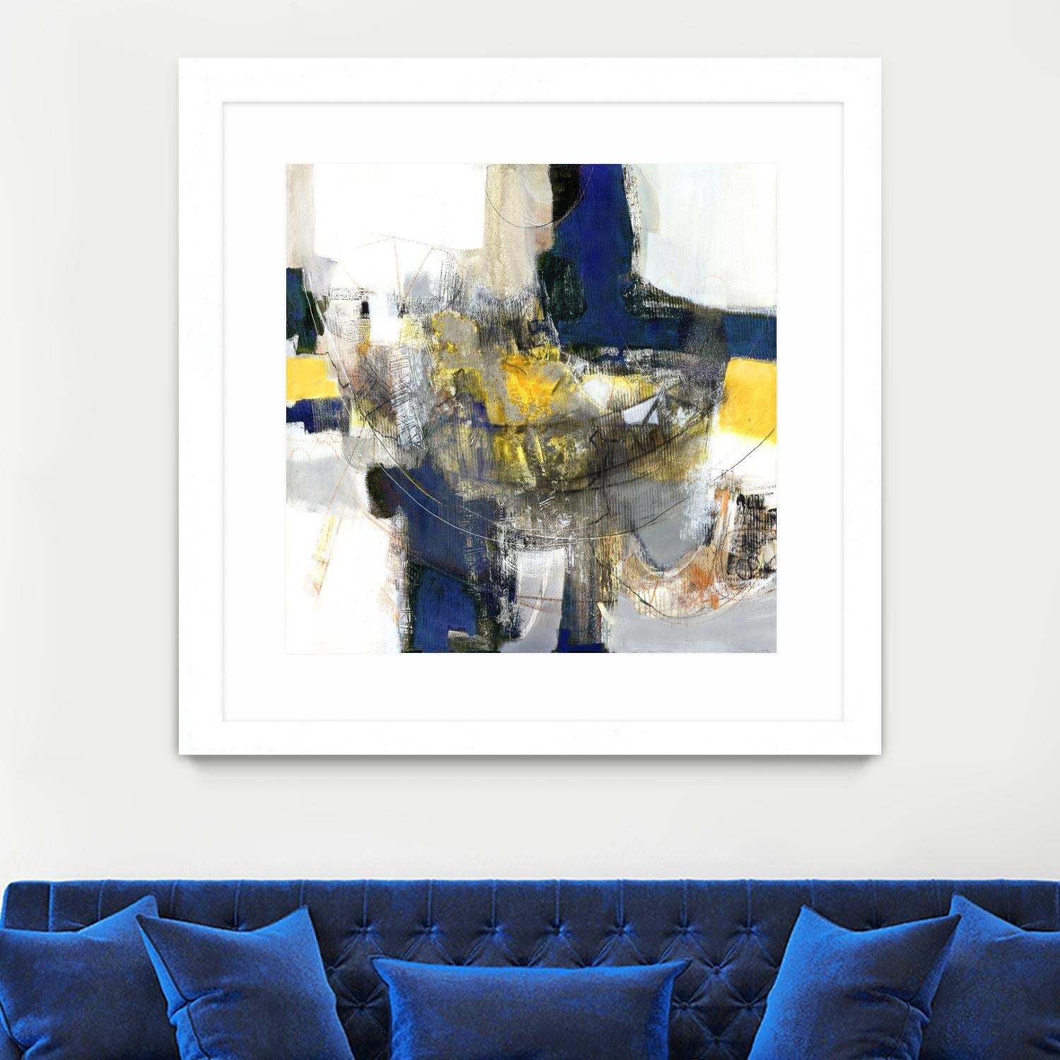 Round Trip I by PI Studio on GIANT ART - white abstract