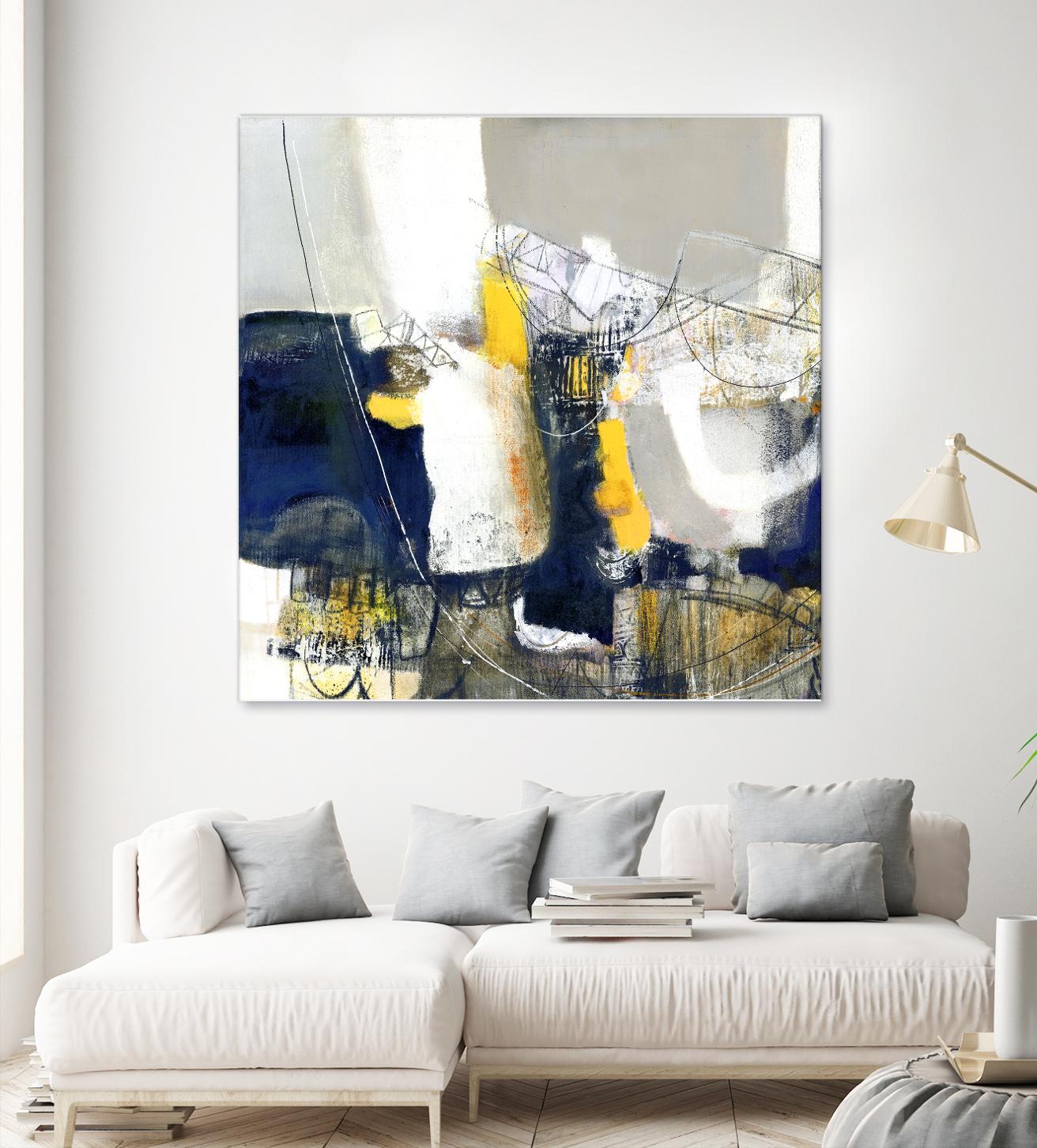 Round Trip II by PI Studio on GIANT ART - white abstract