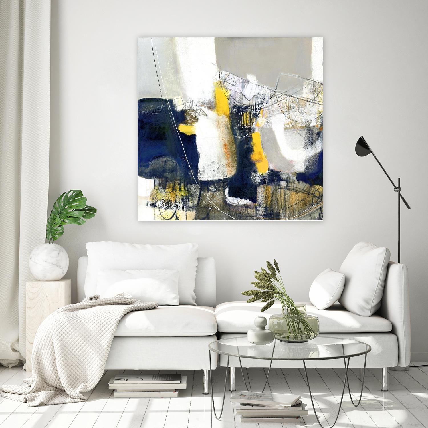 Round Trip II by PI Studio on GIANT ART - white abstract