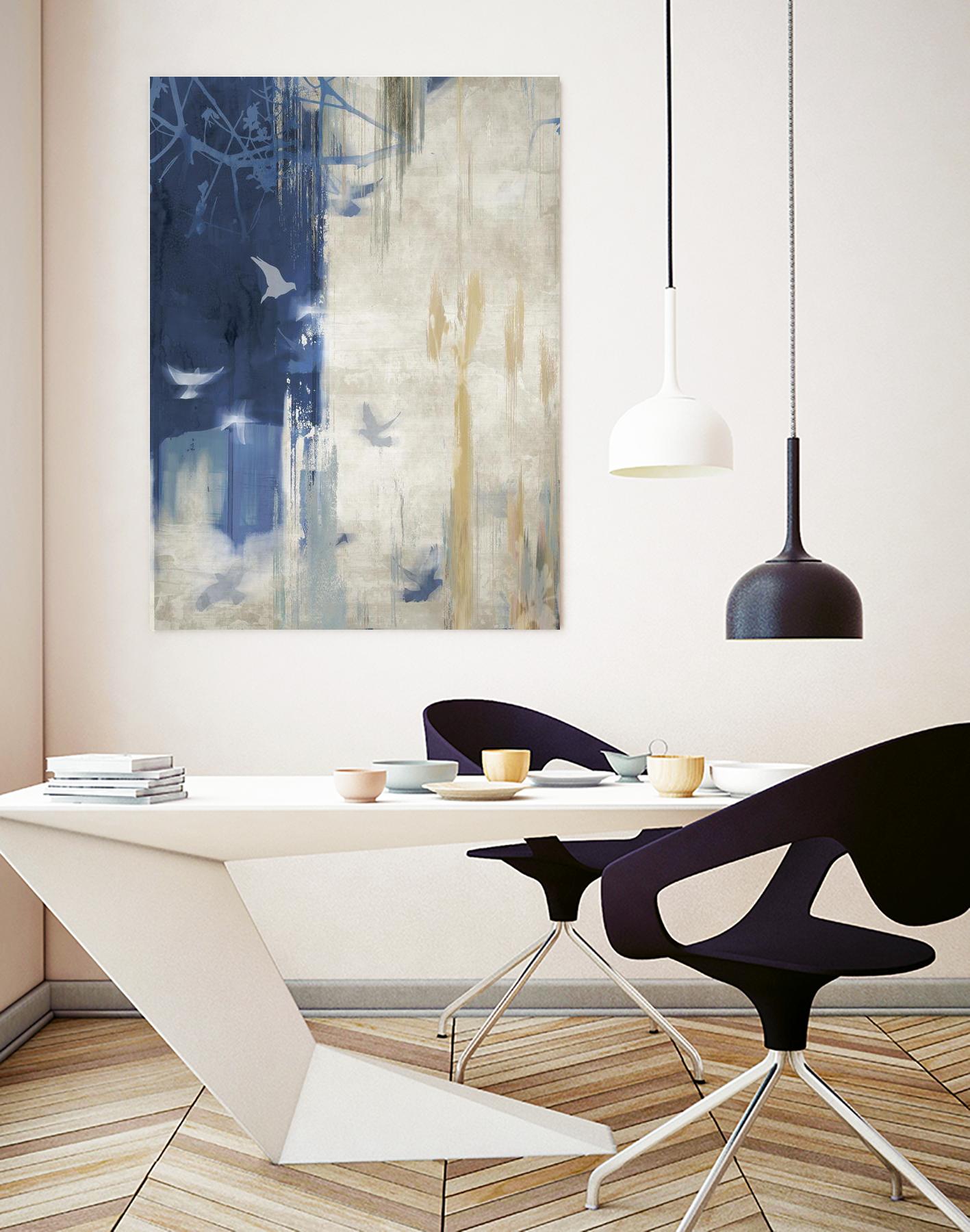 Unquiet Stone I by PI Studio on GIANT ART - white abstract