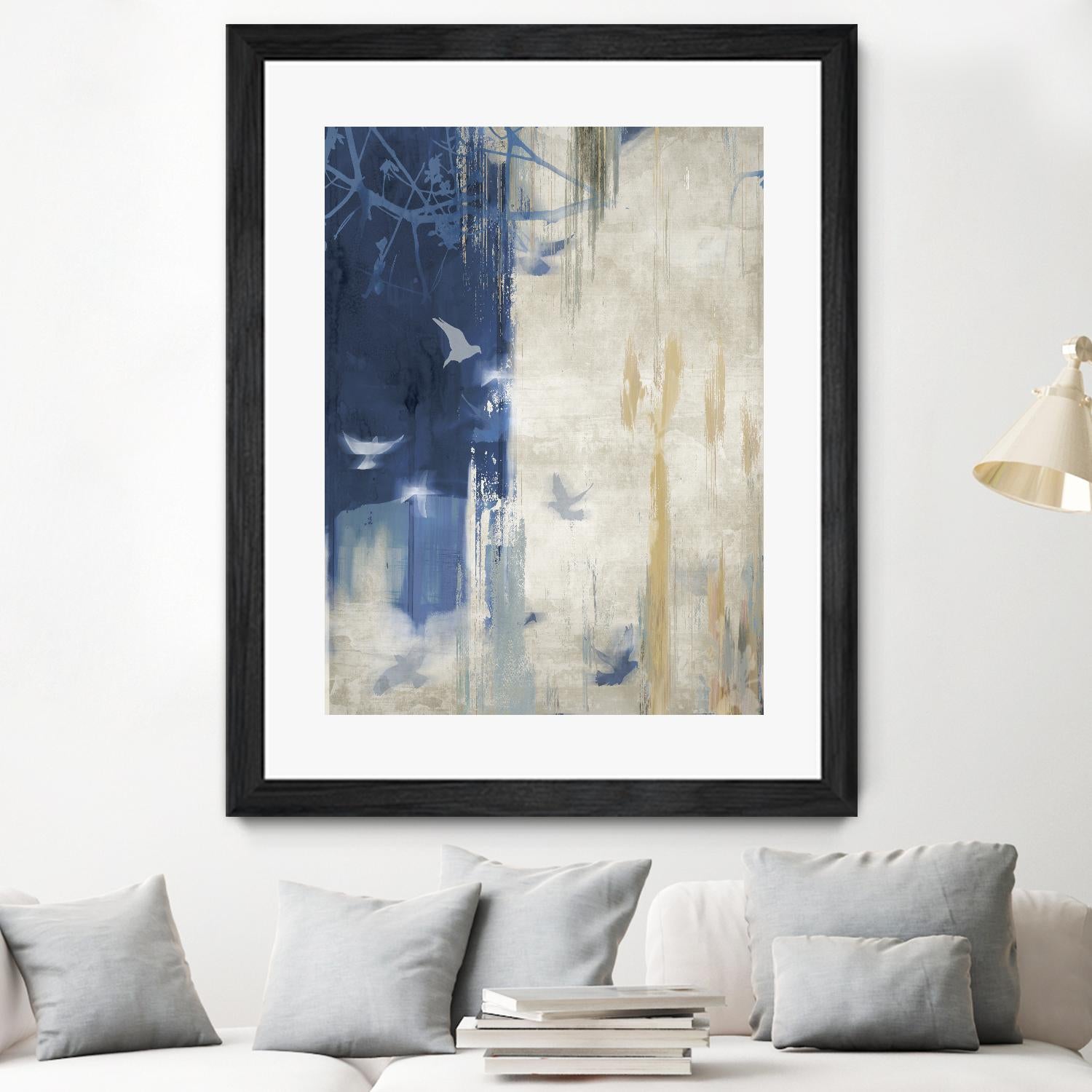 Unquiet Stone I by PI Studio on GIANT ART - white abstract