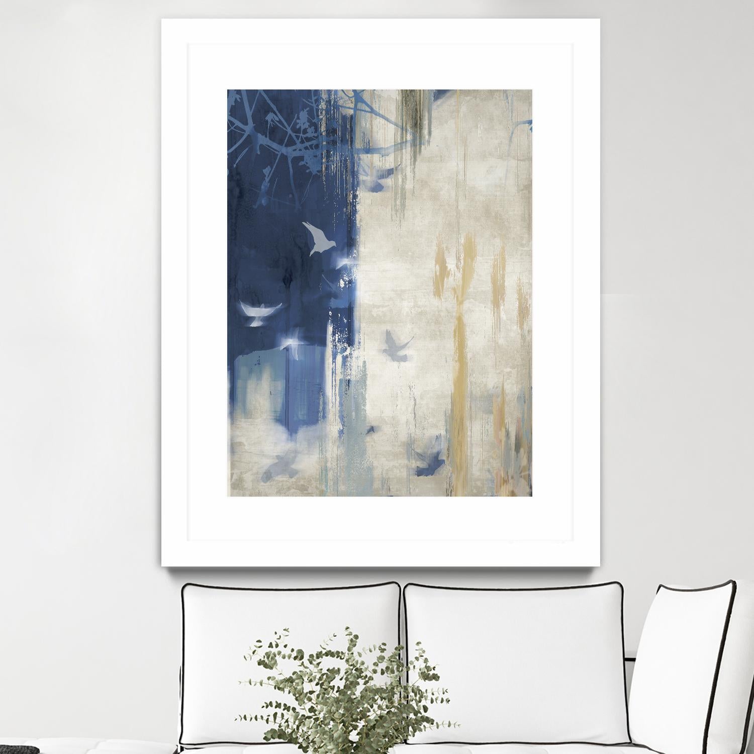 Unquiet Stone I by PI Studio on GIANT ART - white abstract