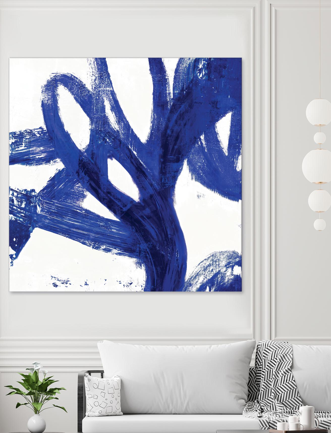 Tenderness Indigo by PI Galerie on GIANT ART - white abstract