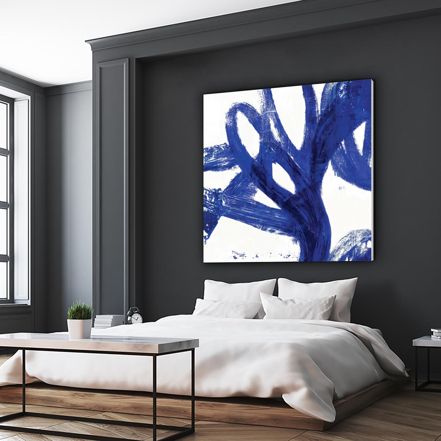 Tenderness Indigo by PI Galerie on GIANT ART - white abstract
