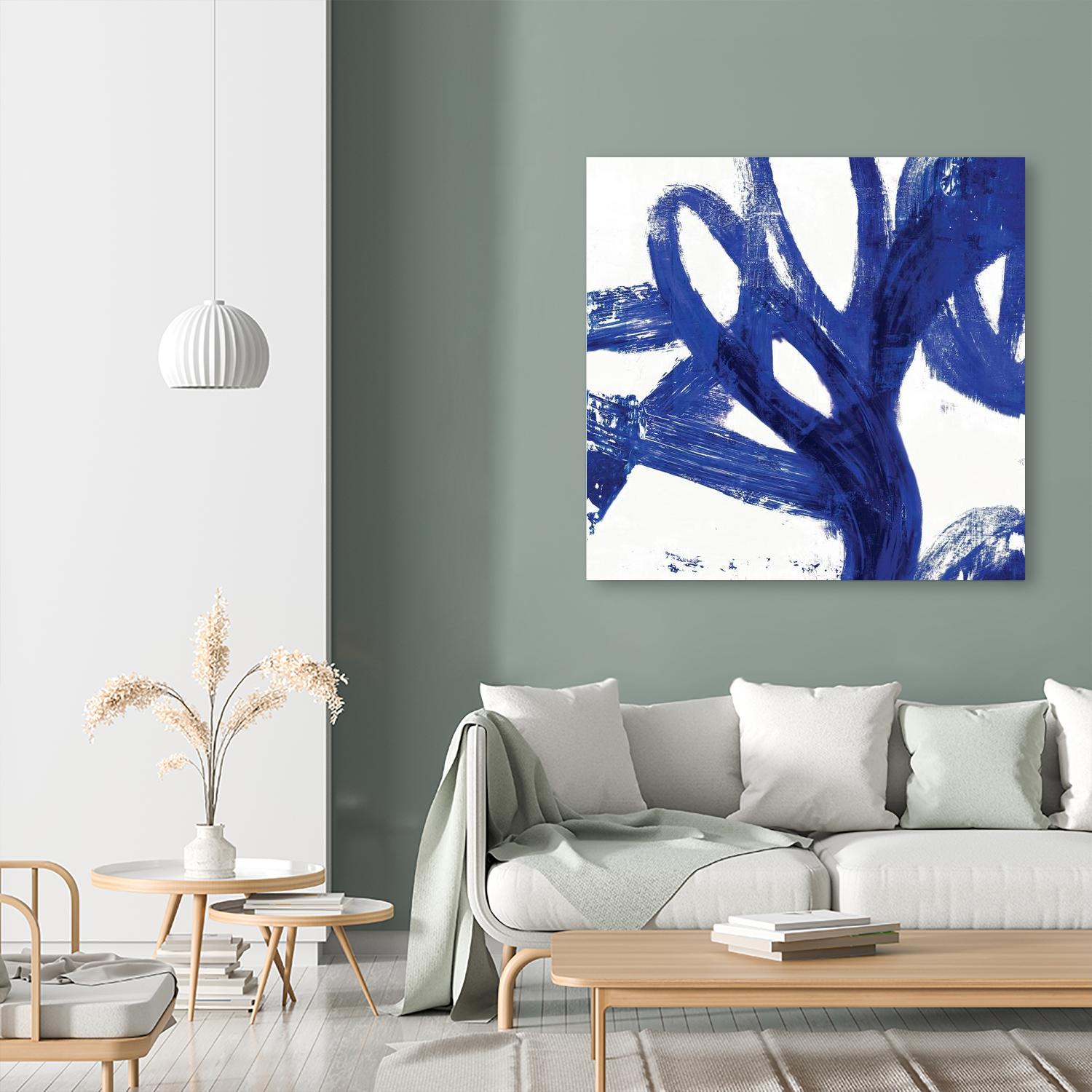 Tenderness Indigo by PI Galerie on GIANT ART - white abstract