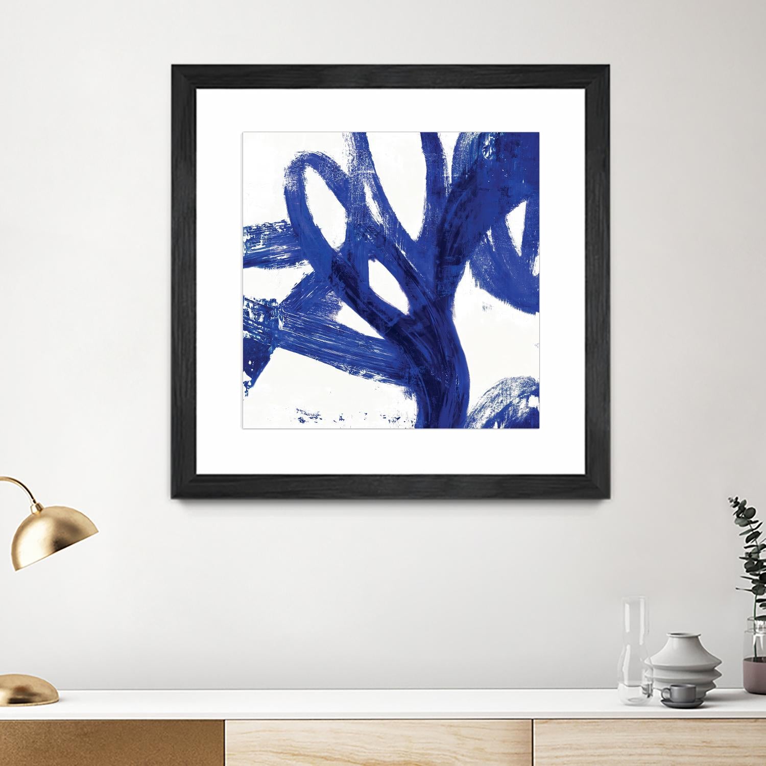 Tenderness Indigo by PI Galerie on GIANT ART - white abstract