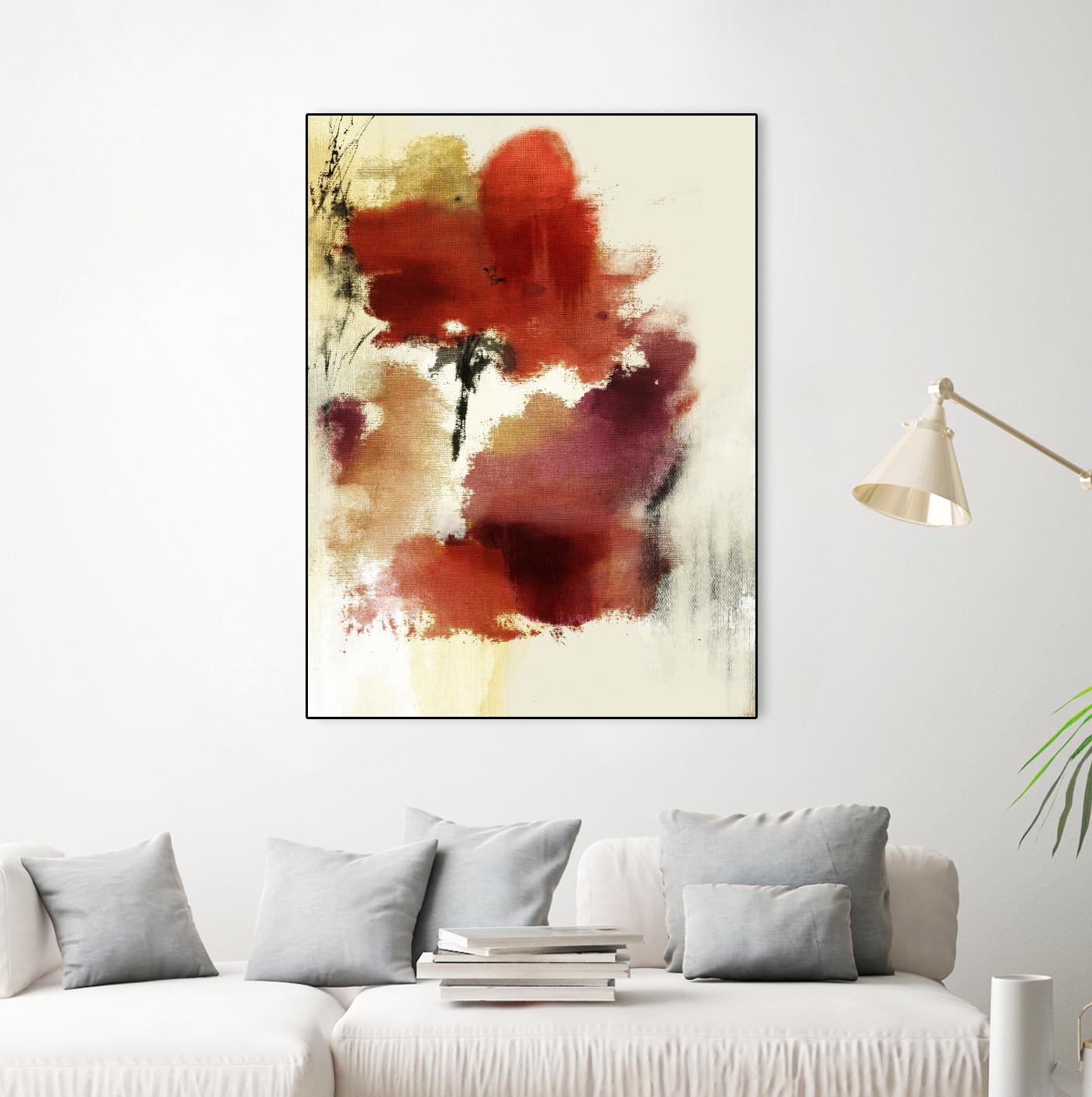 Sensual by PI Studio on GIANT ART - white floral