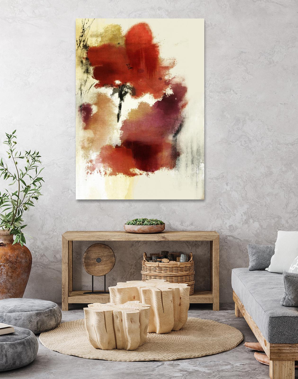 Sensual by PI Studio on GIANT ART - white floral