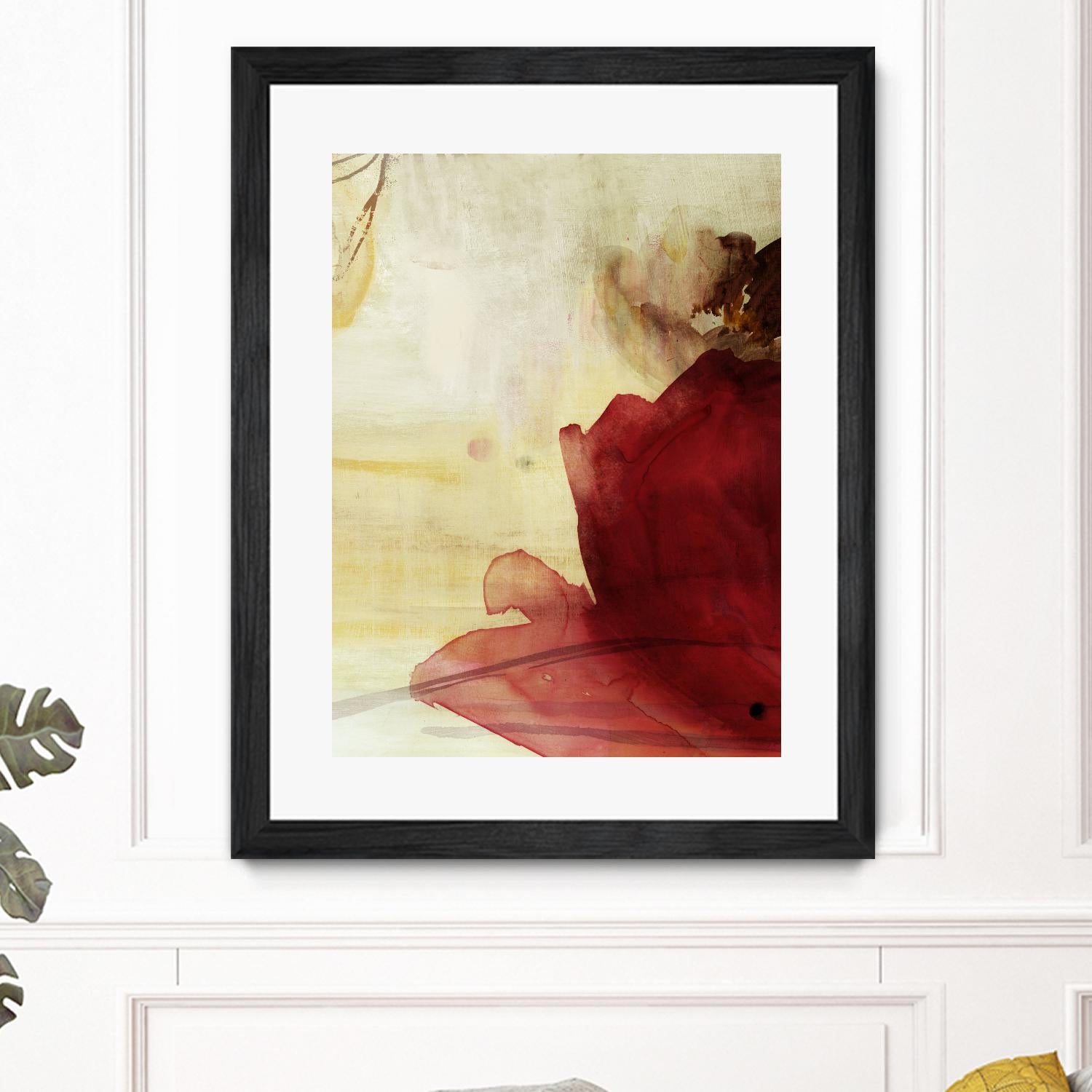 Georgia I by PI Studio on GIANT ART - red floral