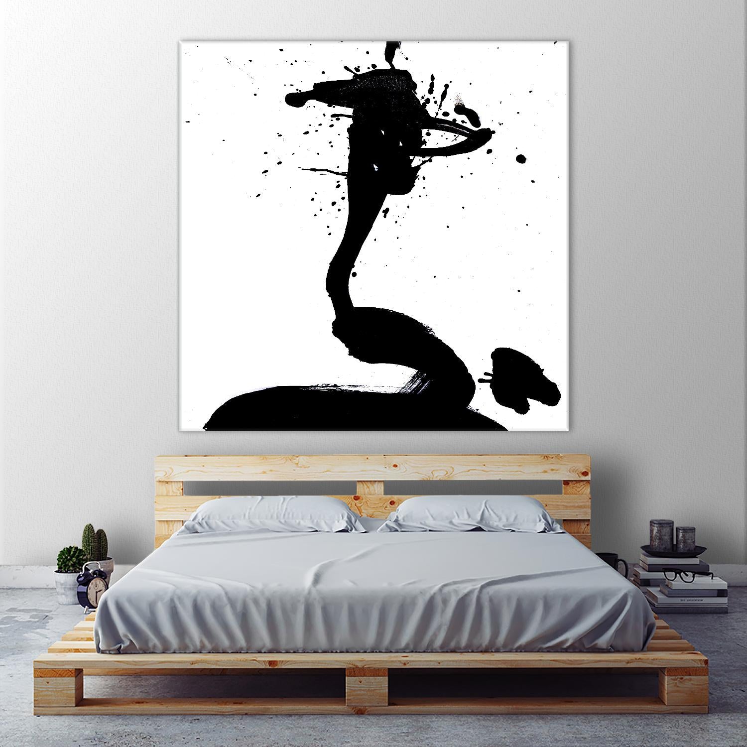 Ink Blot I by PI Studio on GIANT ART - white abstract