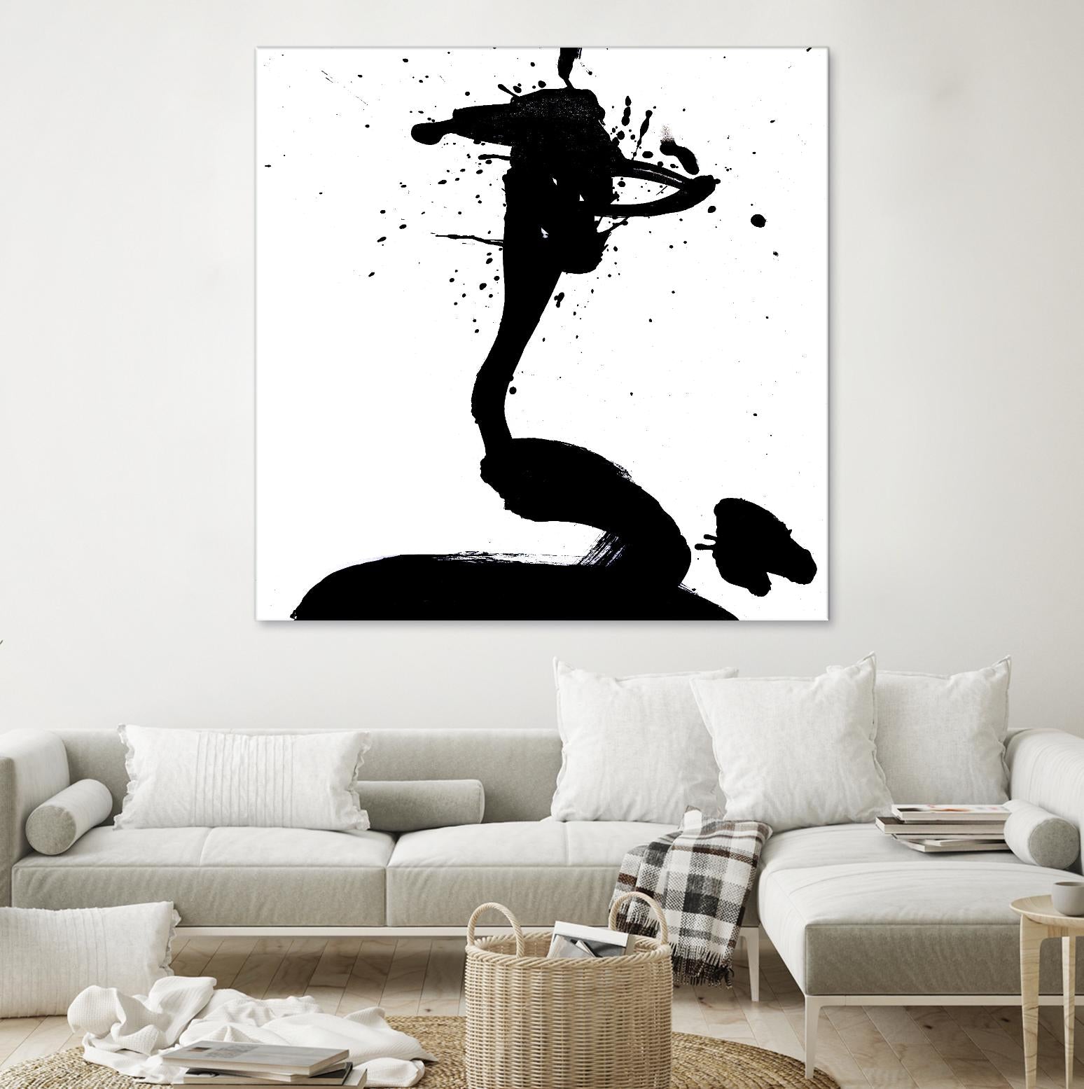 Ink Blot I by PI Studio on GIANT ART - white abstract