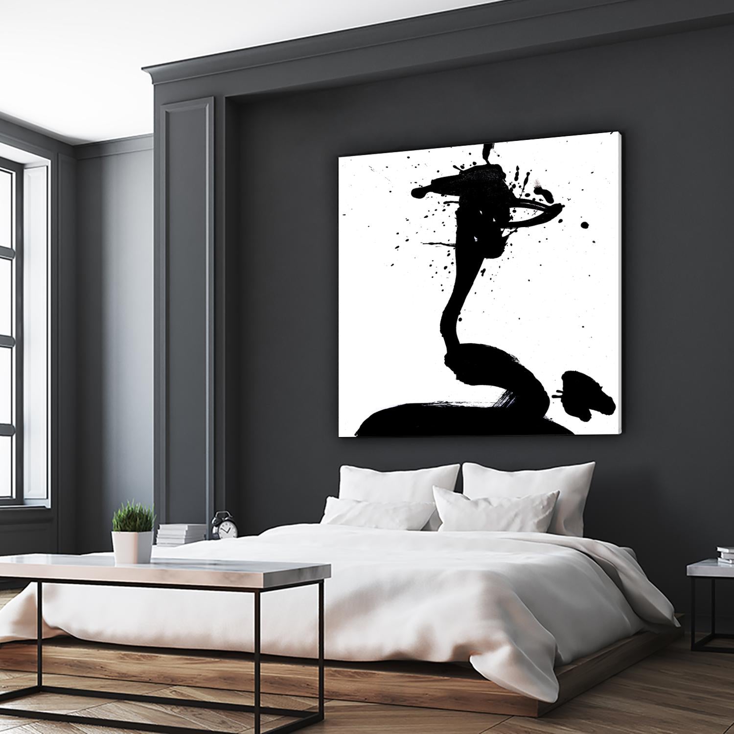 Ink Blot I by PI Studio on GIANT ART - white abstract