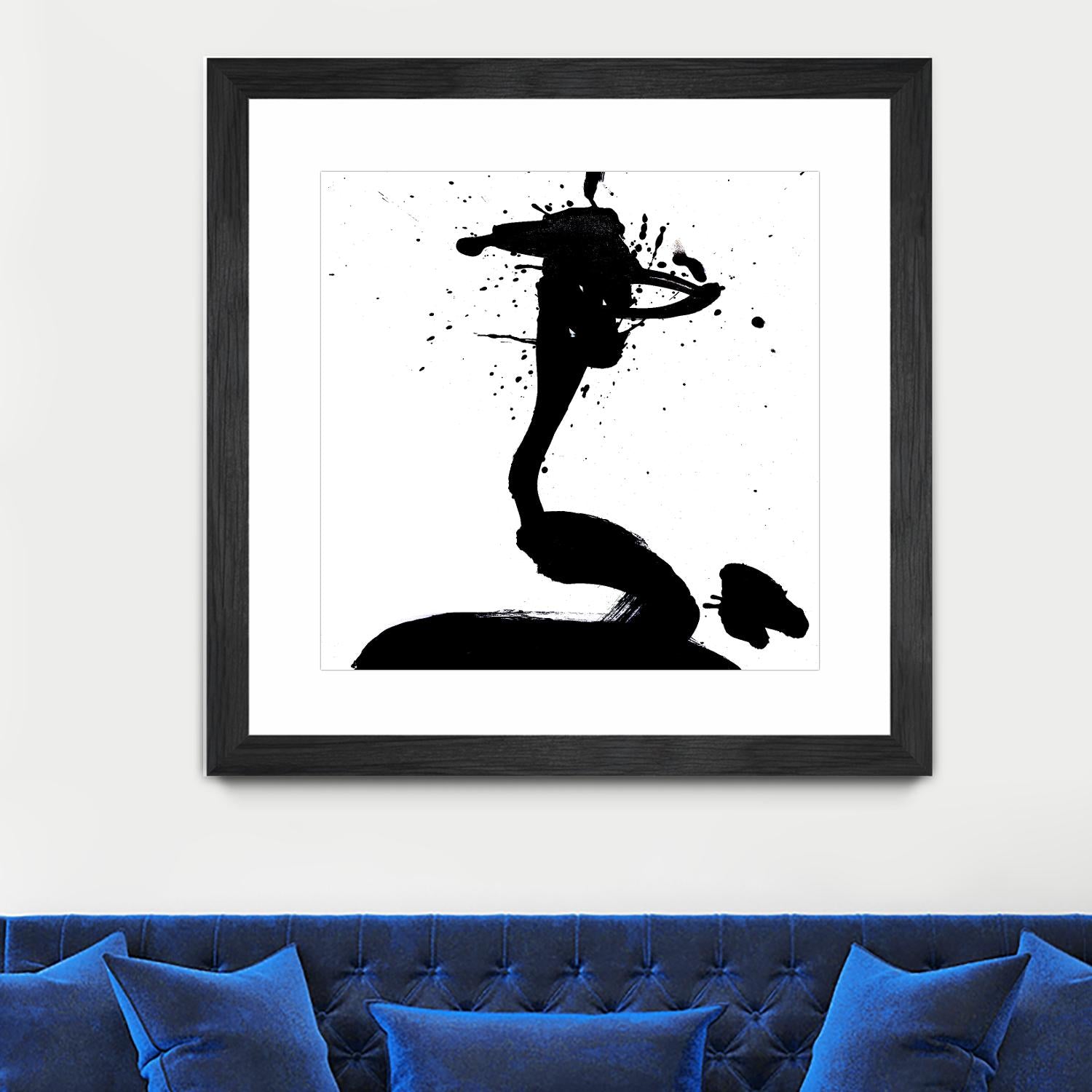 Ink Blot I by PI Studio on GIANT ART - white abstract