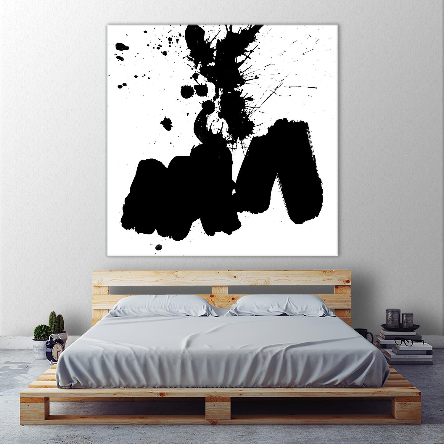 Ink Blot II by PI Studio on GIANT ART - white abstract