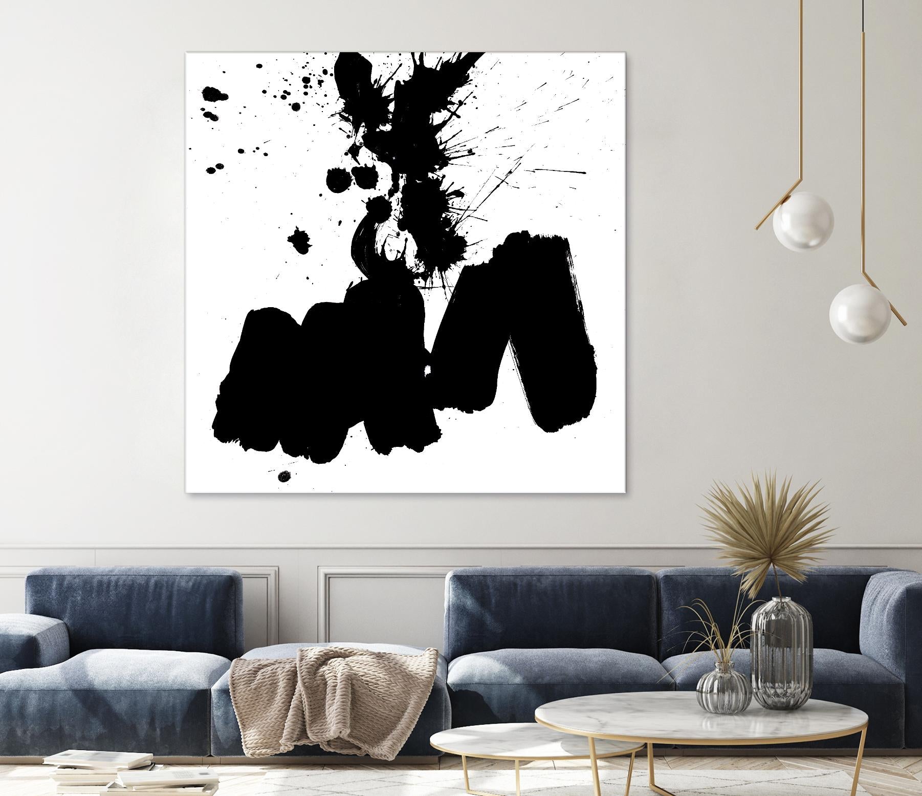 Ink Blot II by PI Studio on GIANT ART - white abstract