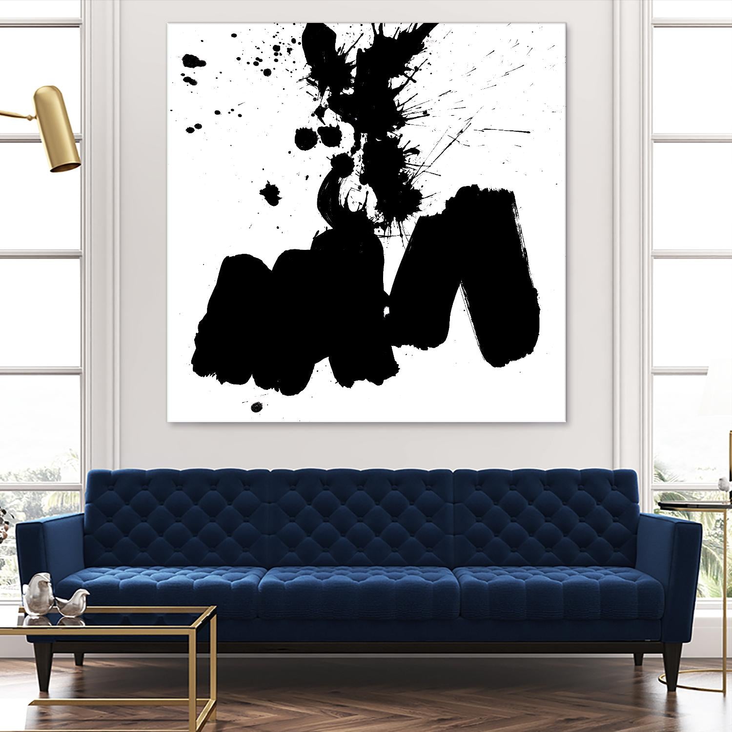 Ink Blot II by PI Studio on GIANT ART - white abstract