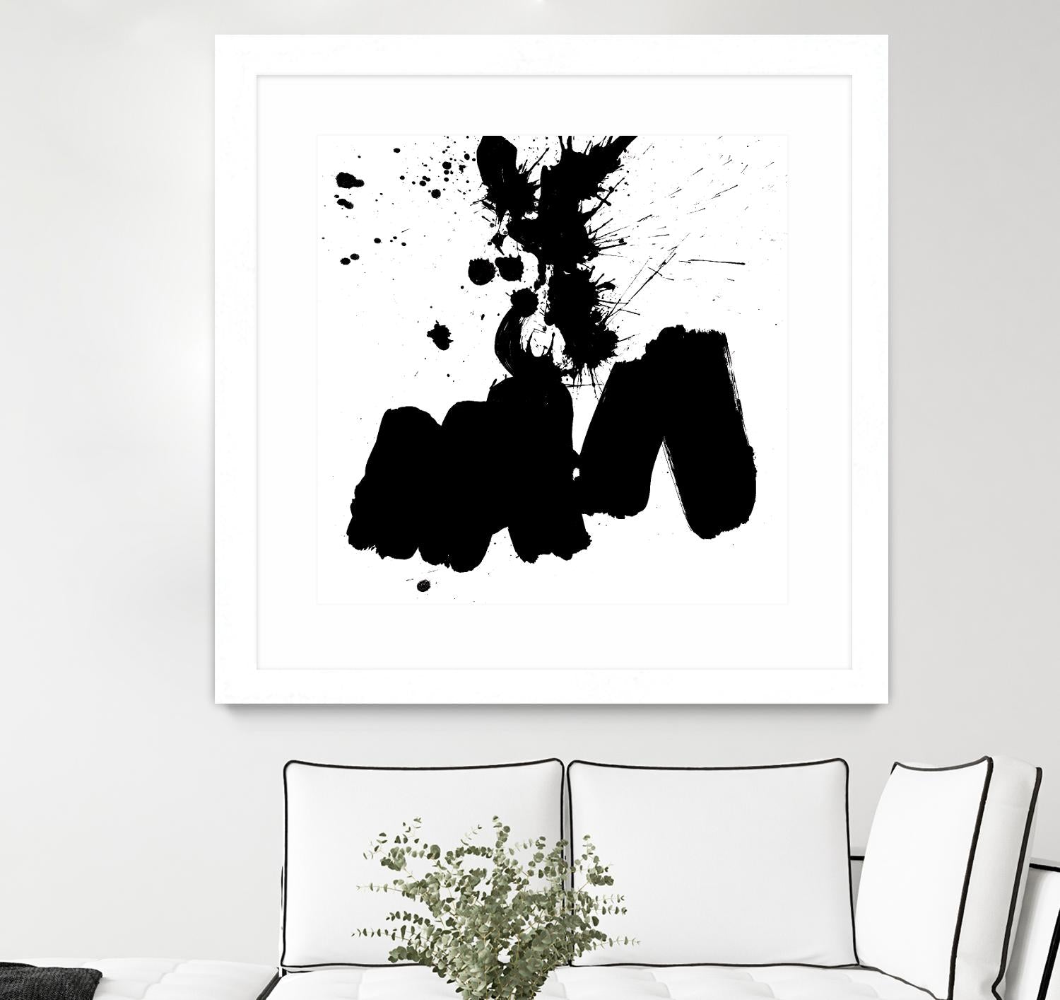 Ink Blot II by PI Studio on GIANT ART - white abstract