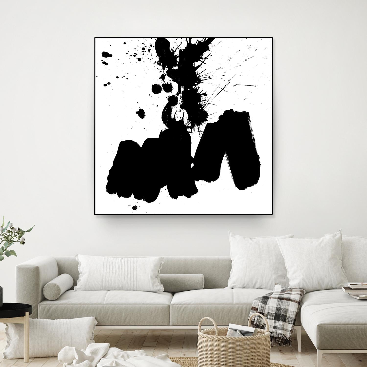 Ink Blot II by PI Studio on GIANT ART - white abstract
