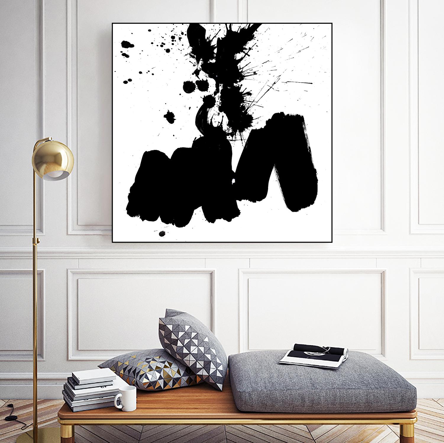 Ink Blot II by PI Studio on GIANT ART - white abstract