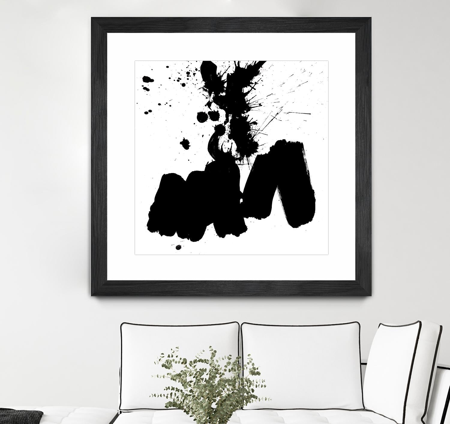 Ink Blot II by PI Studio on GIANT ART - white abstract