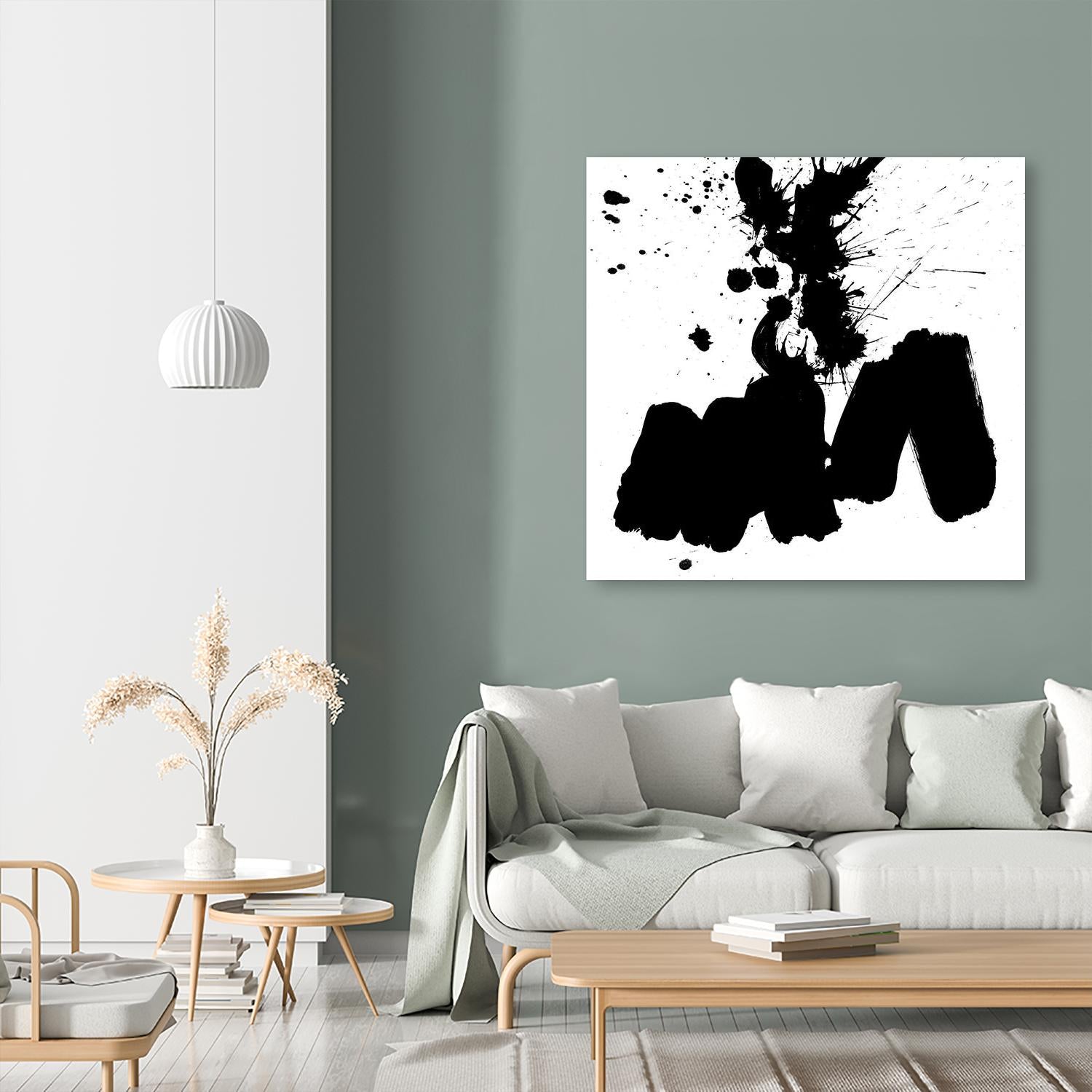 Ink Blot II by PI Studio on GIANT ART - white abstract