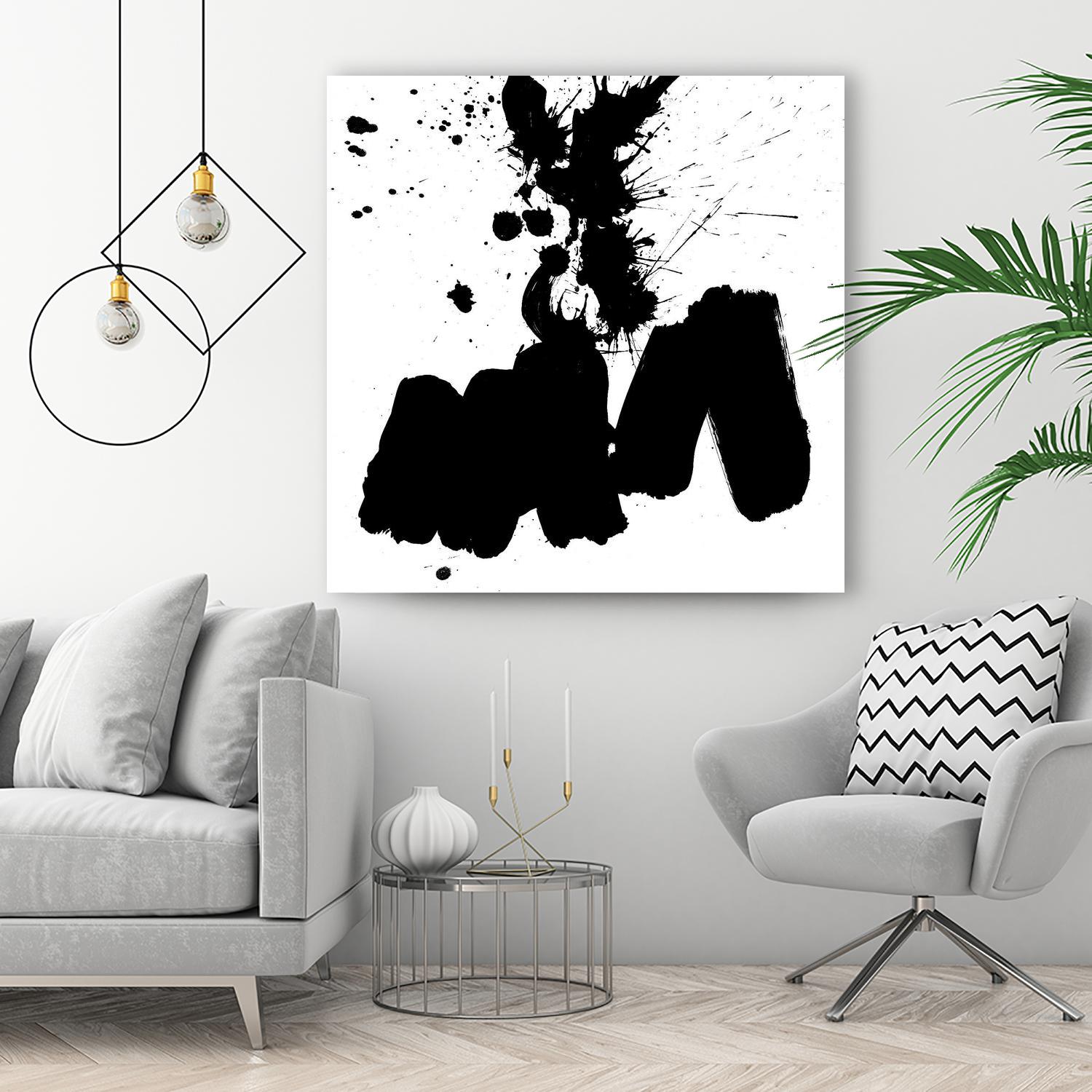 Ink Blot II by PI Studio on GIANT ART - white abstract