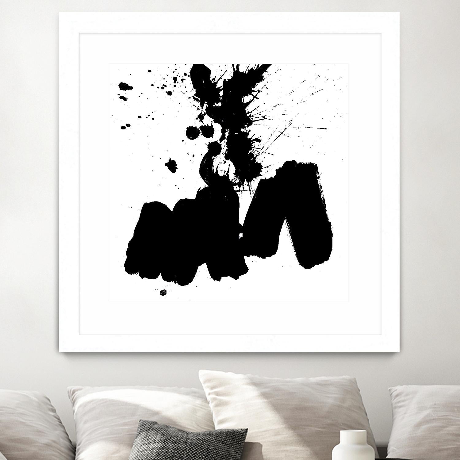 Ink Blot II by PI Studio on GIANT ART - white abstract
