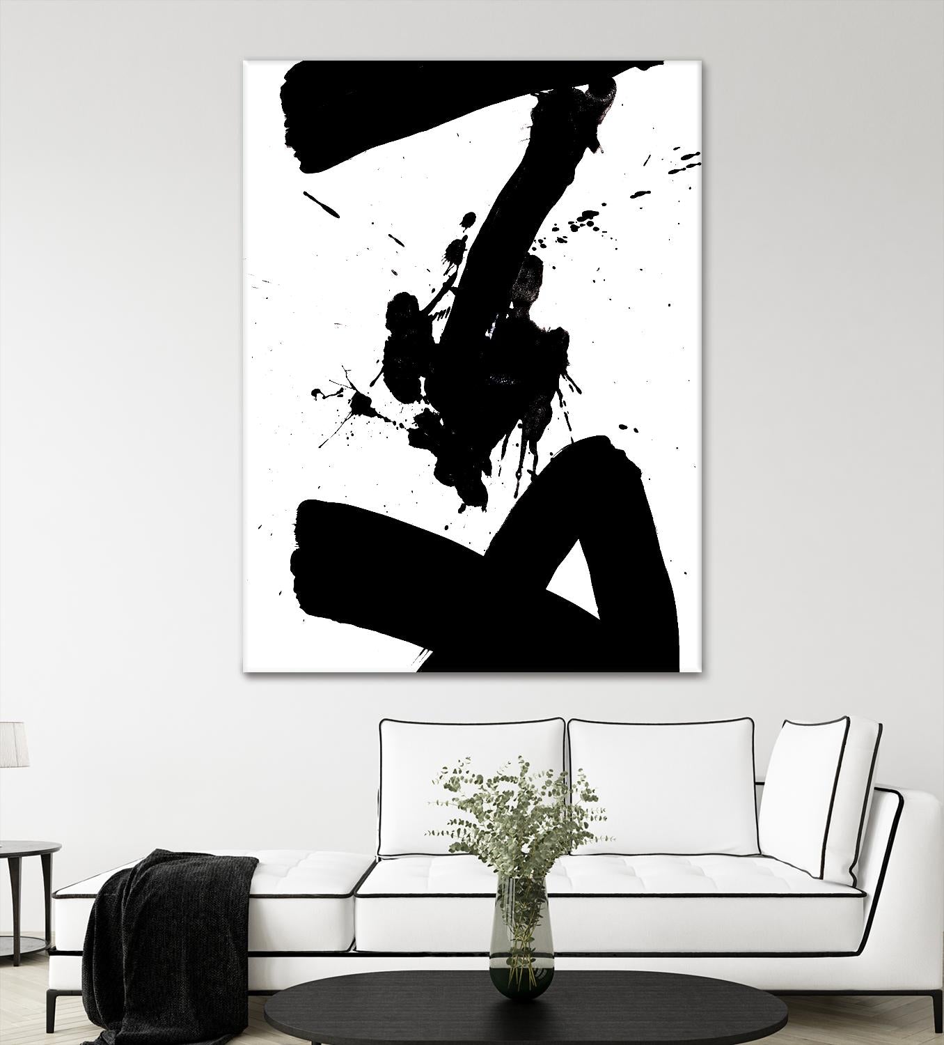 Ink Blot IV by PI Galerie on GIANT ART - white abstract