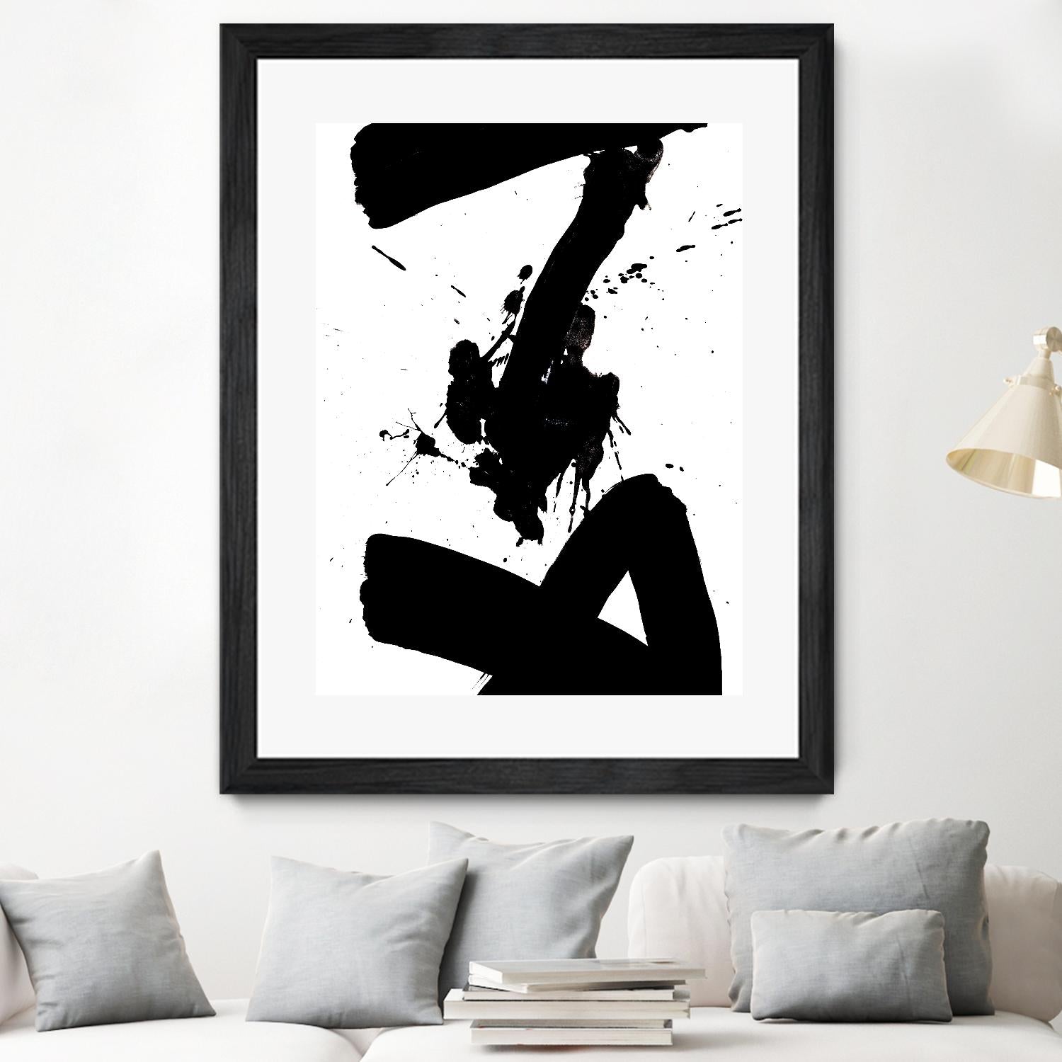 Ink Blot IV by PI Galerie on GIANT ART - white abstract