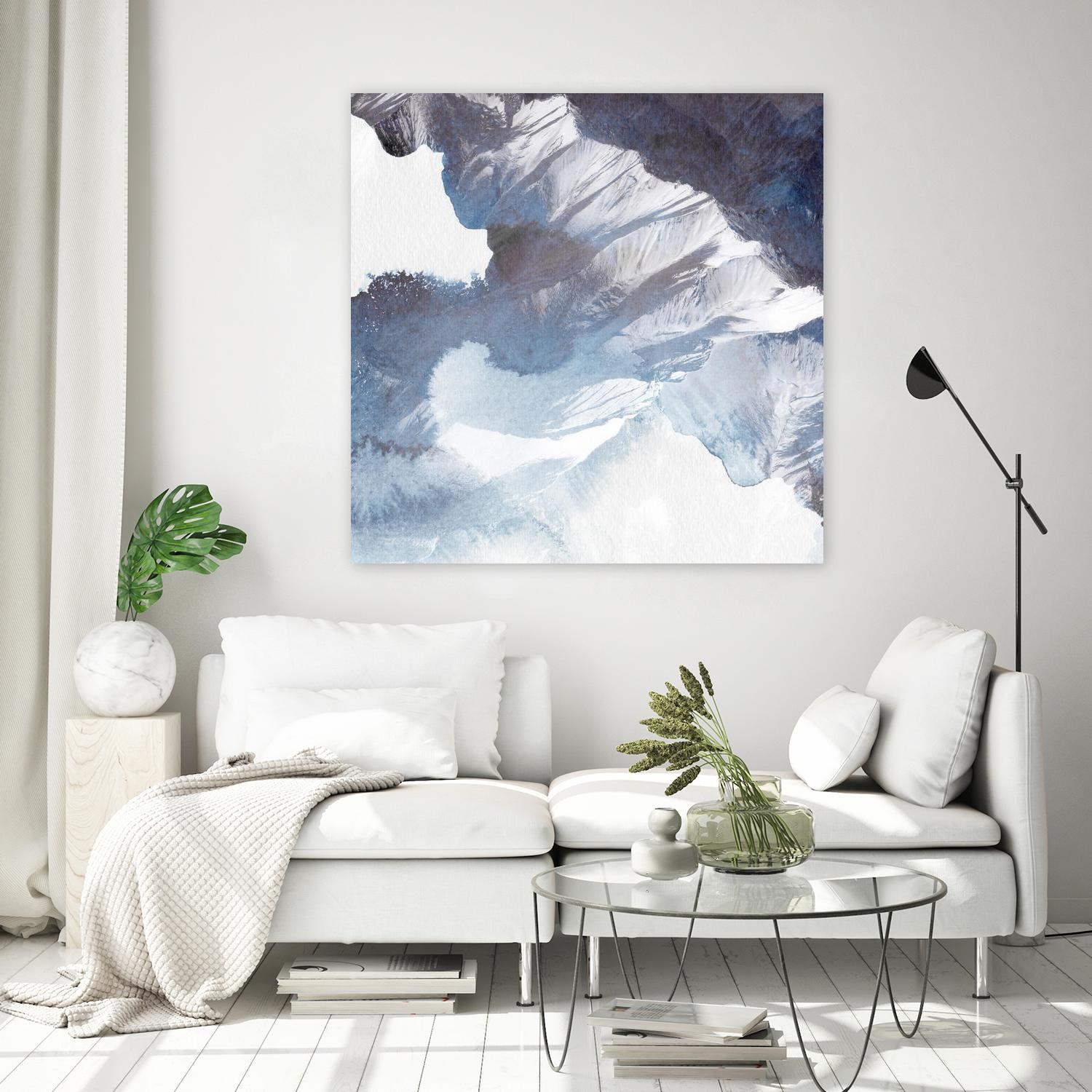 Blue Canyon by PI Studio on GIANT ART - white abstract