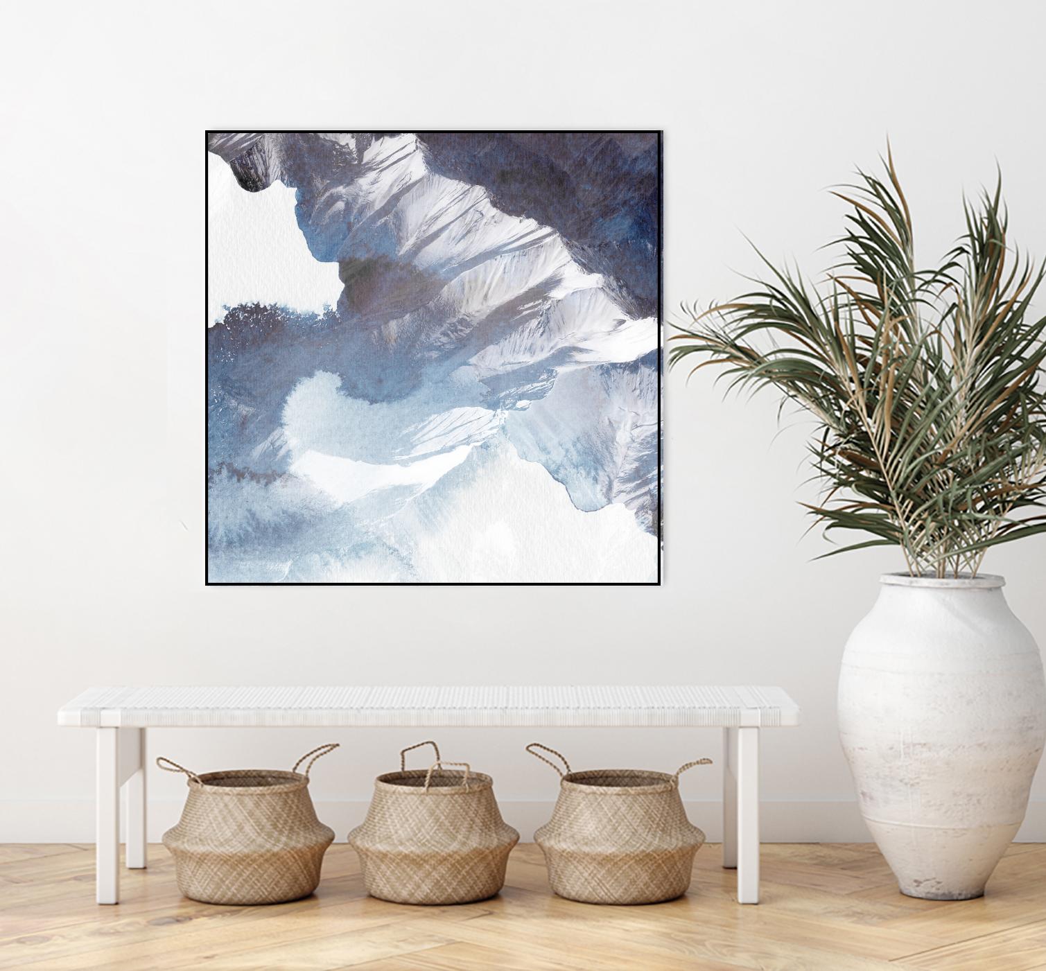 Blue Canyon by PI Studio on GIANT ART - white abstract