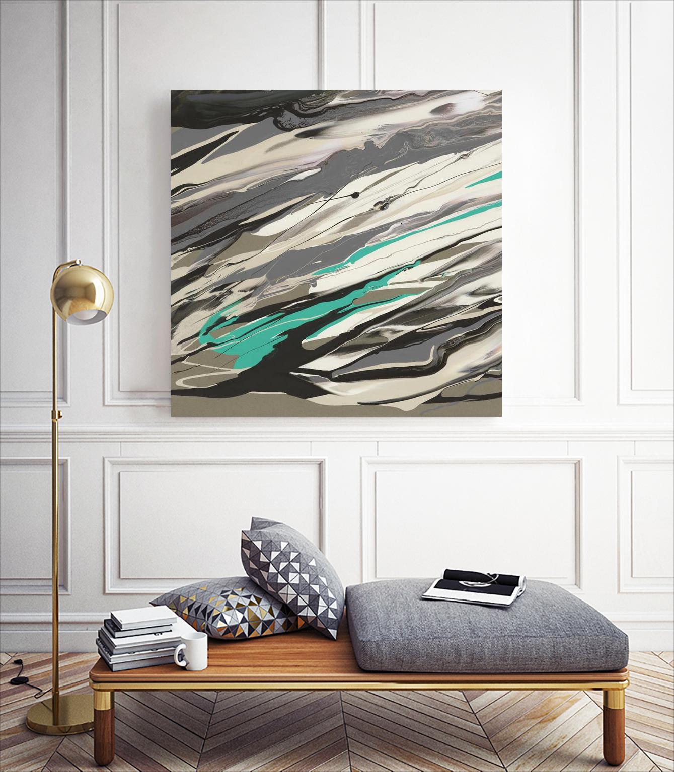Marble Dust I by PI Studio on GIANT ART - grey abstract