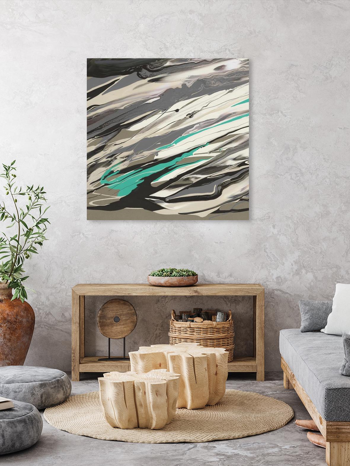 Marble Dust I by PI Studio on GIANT ART - grey abstract