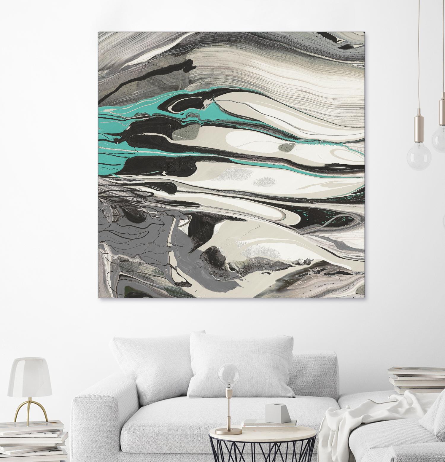 Marble Dust II by PI Studio on GIANT ART - grey abstract