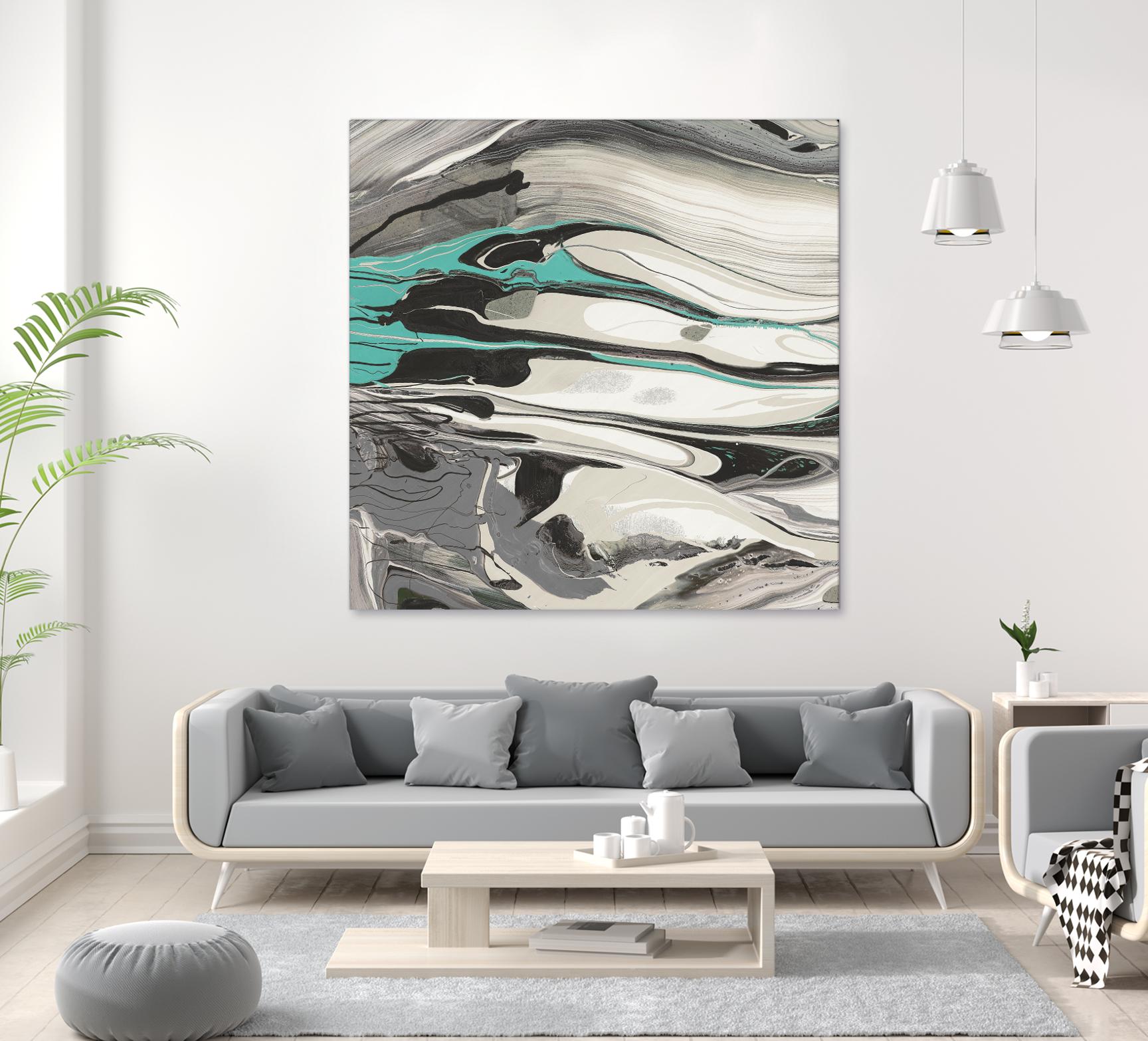 Marble Dust II by PI Studio on GIANT ART - grey abstract