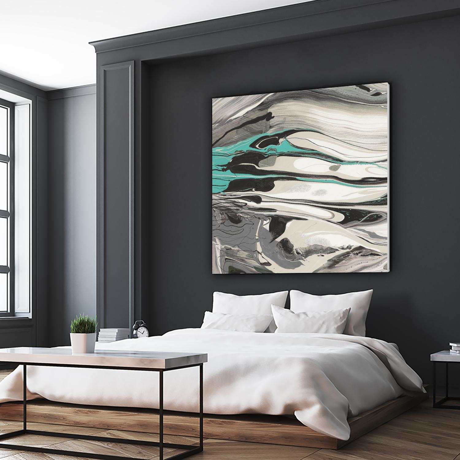 Marble Dust II by PI Studio on GIANT ART - grey abstract