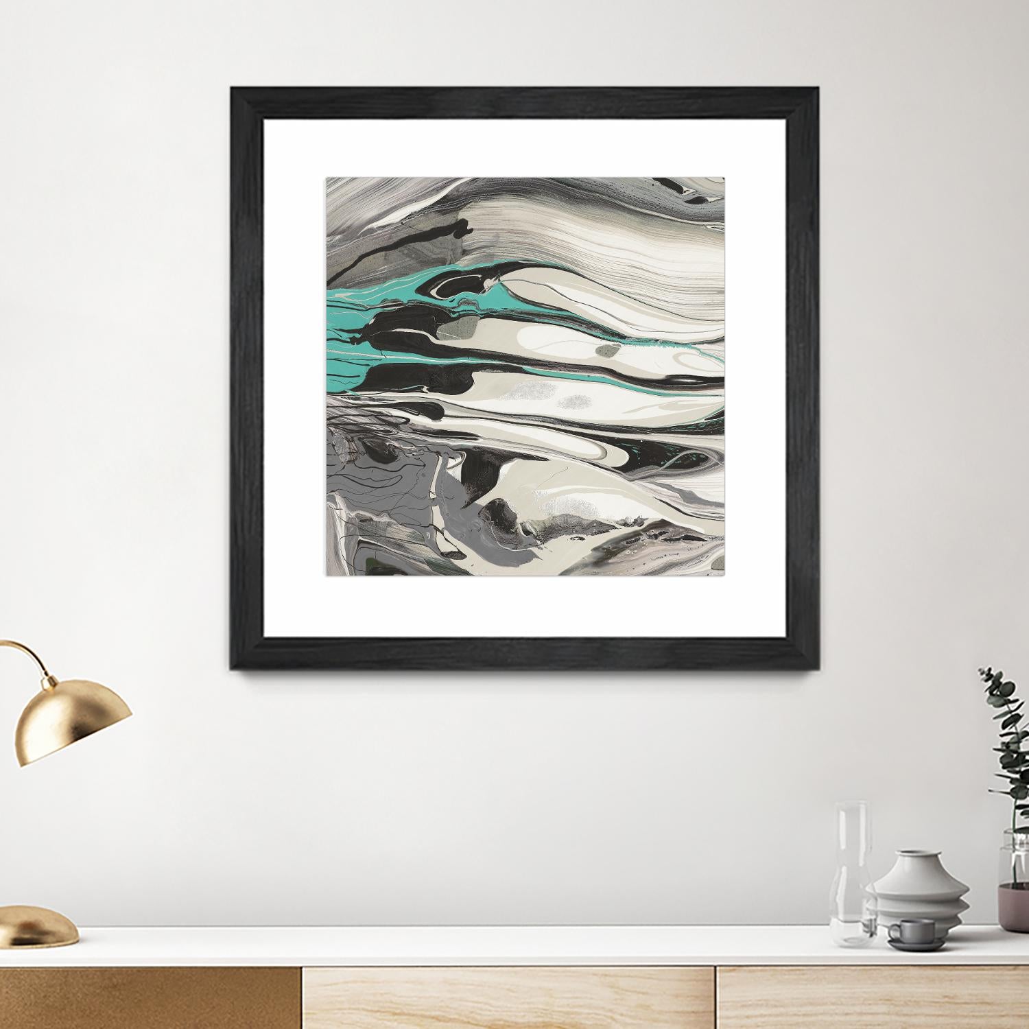 Marble Dust II by PI Studio on GIANT ART - grey abstract