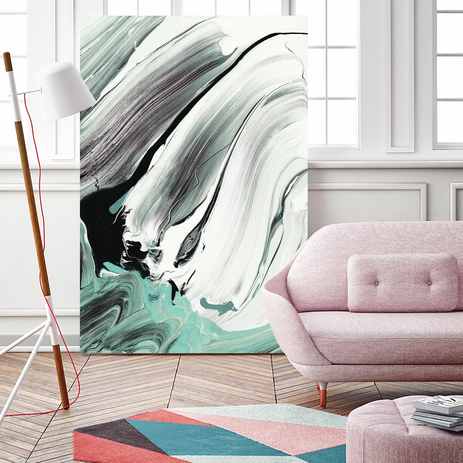 Marble Dust III by PI Studio on GIANT ART - white abstract