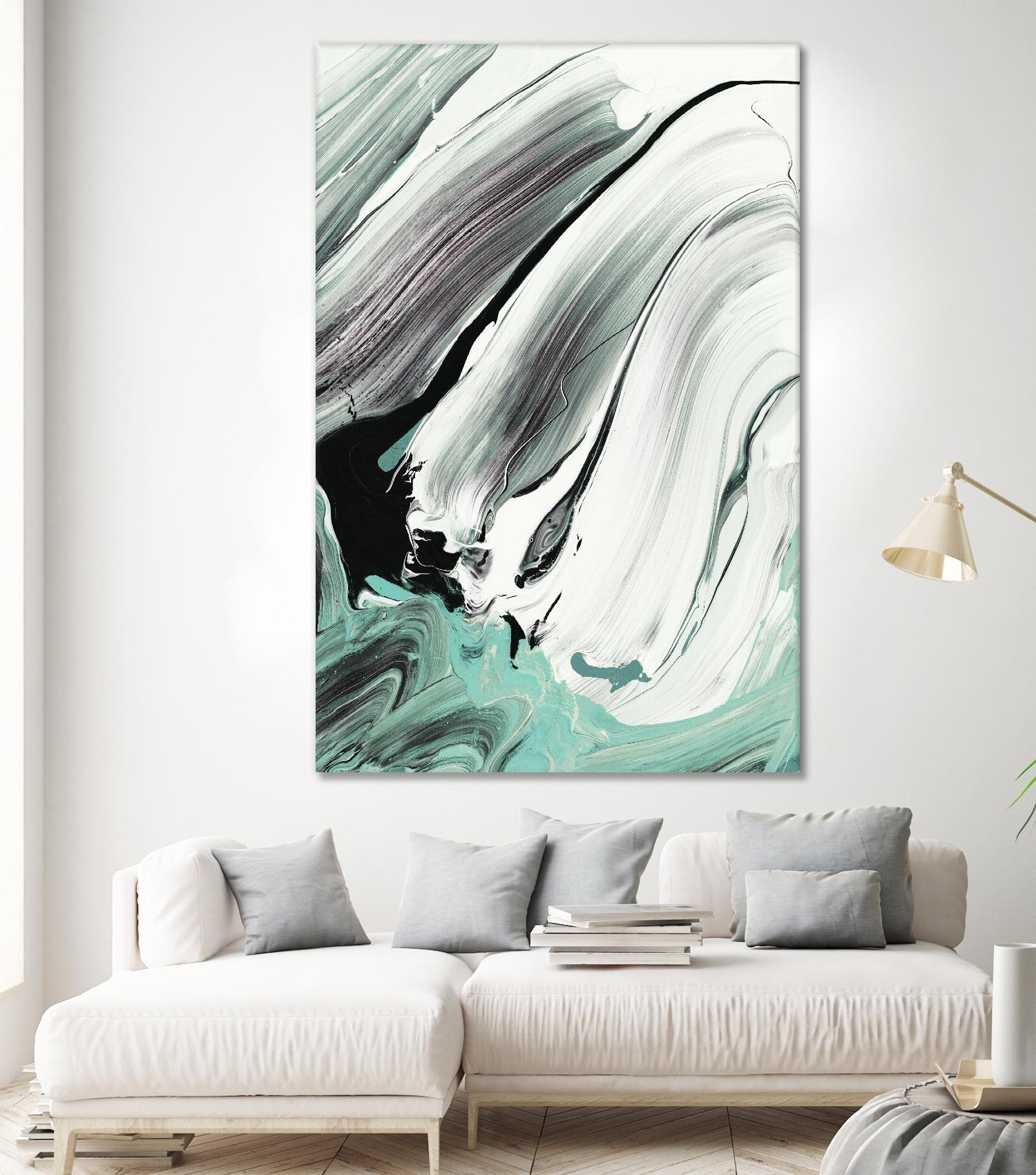 Marble Dust III by PI Studio on GIANT ART - white abstract