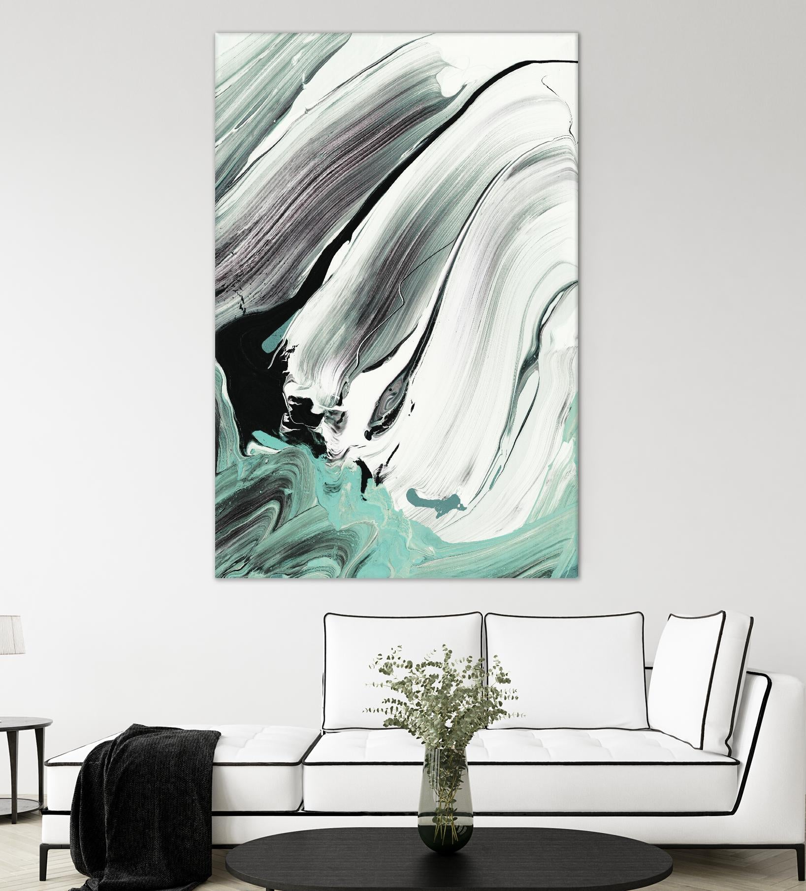 Marble Dust III by PI Studio on GIANT ART - white abstract