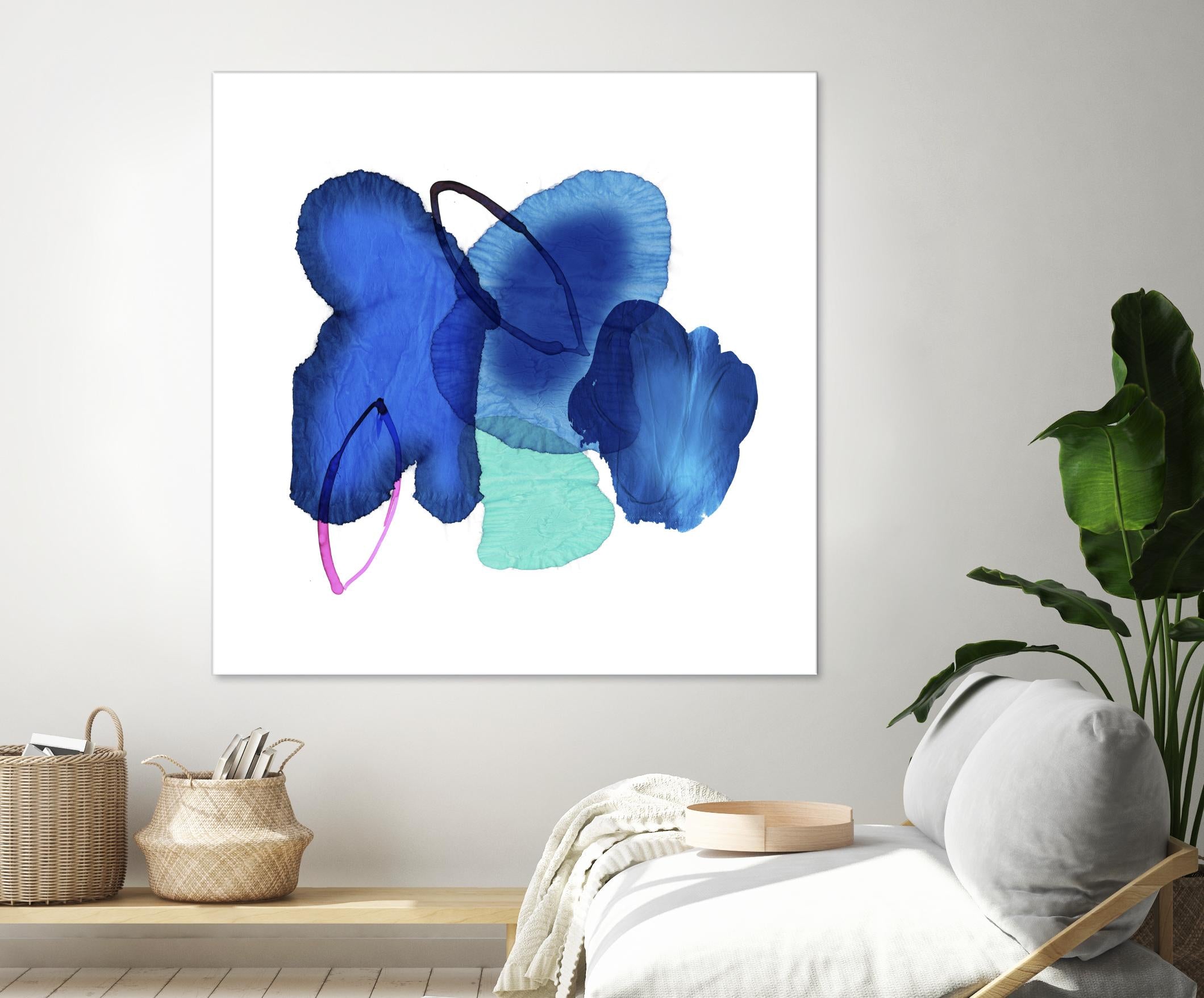 Inksplash by PI Studio on GIANT ART - blue abstract