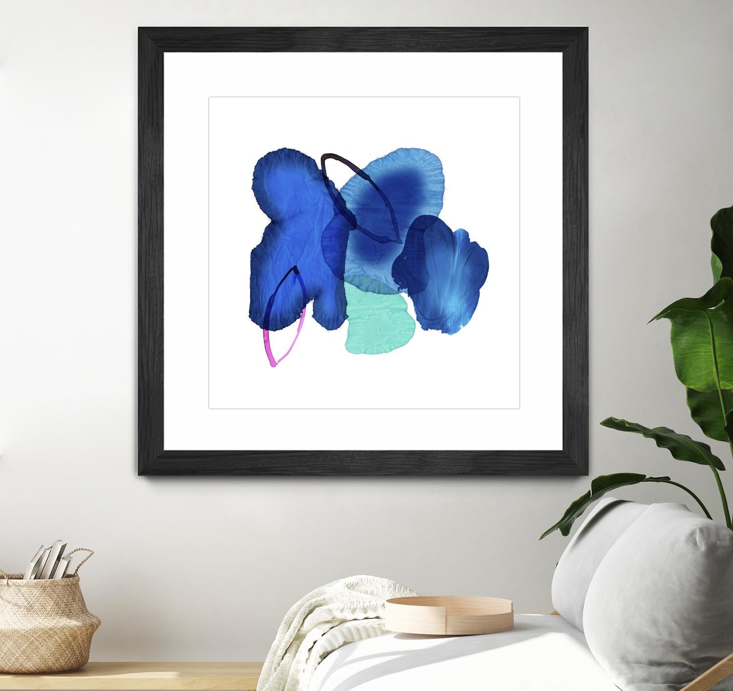 Inksplash by PI Studio on GIANT ART - blue abstract