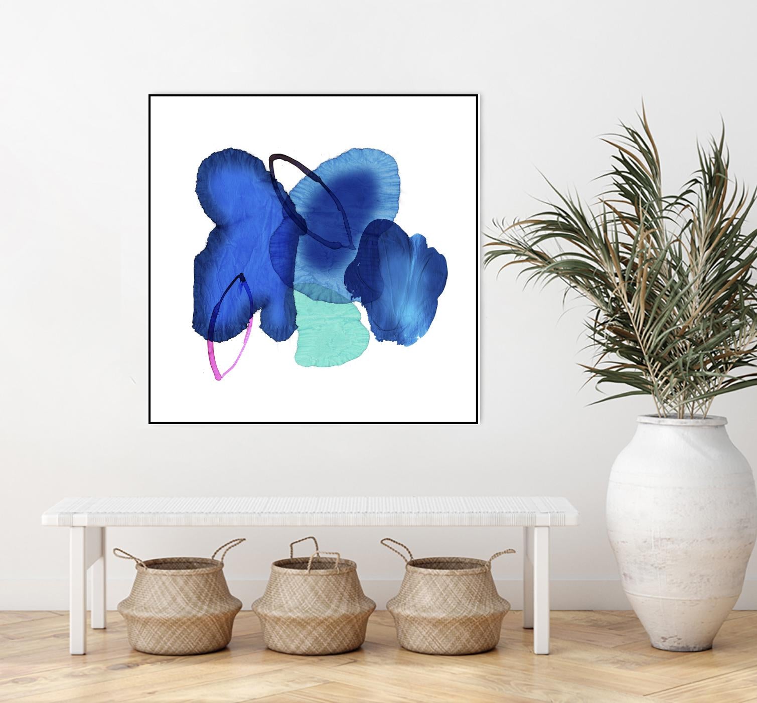 Inksplash by PI Studio on GIANT ART - blue abstract