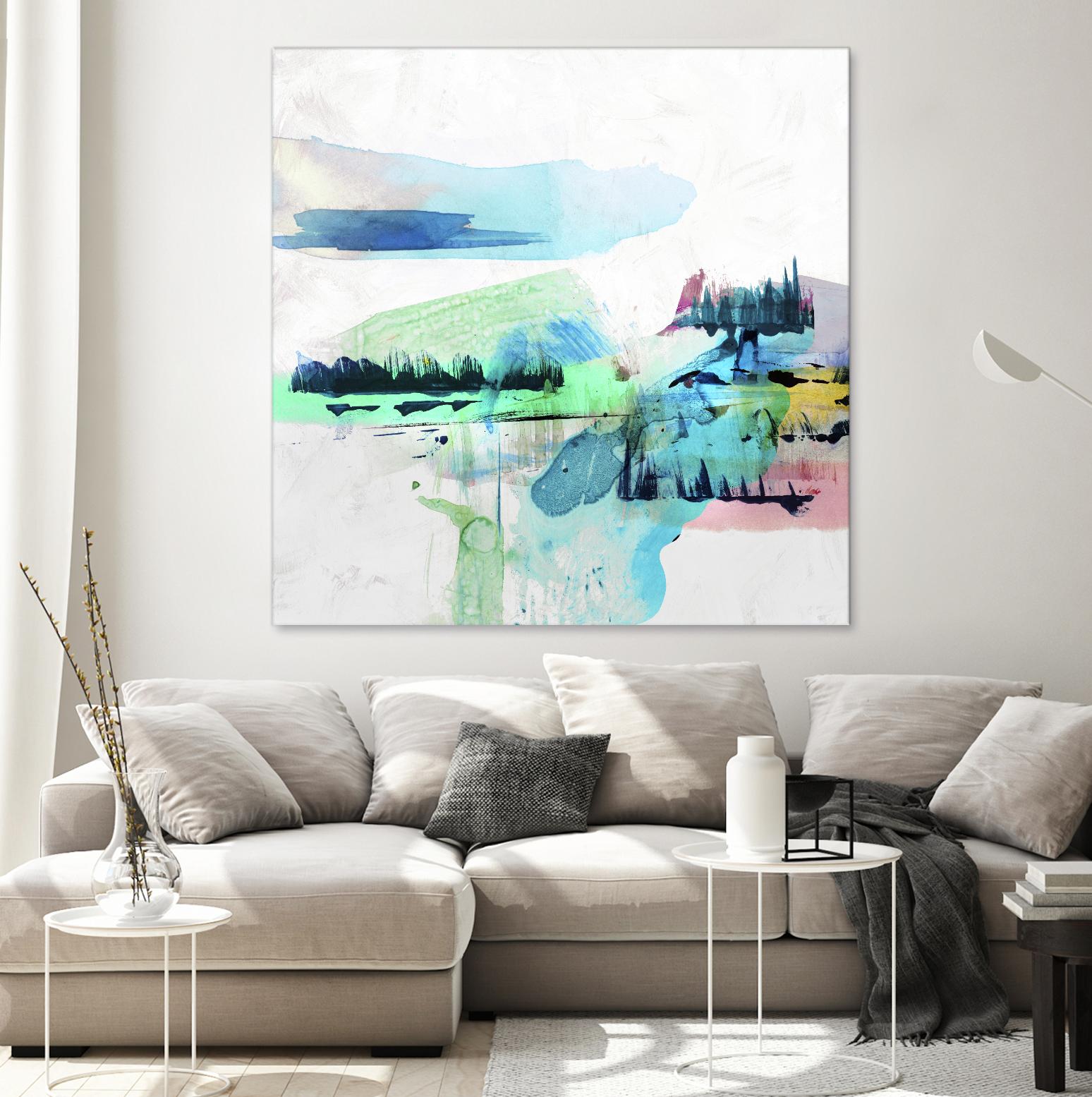 Palette Landscape II by PI Studio on GIANT ART - white abstract