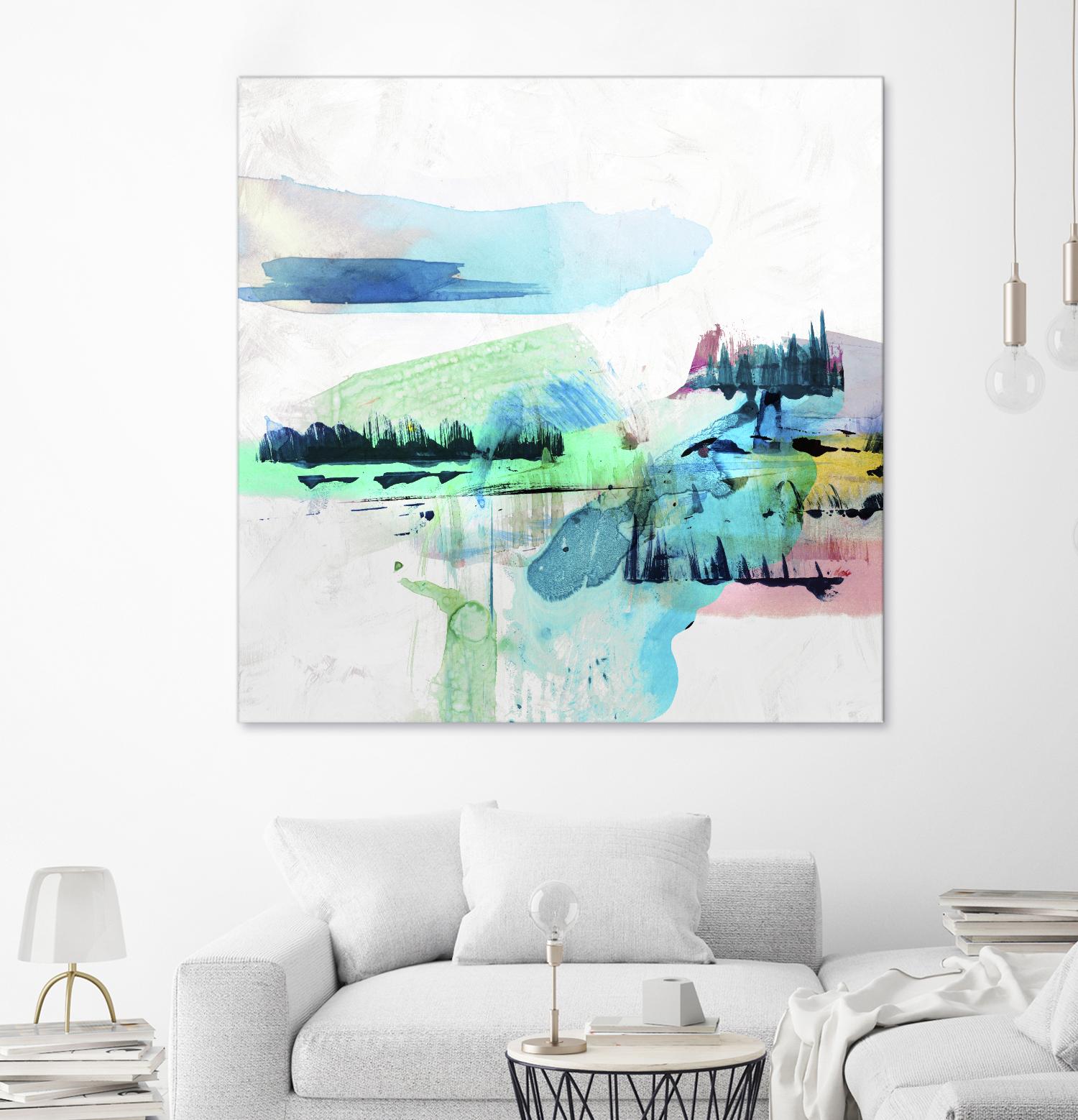 Palette Landscape II by PI Studio on GIANT ART - white abstract