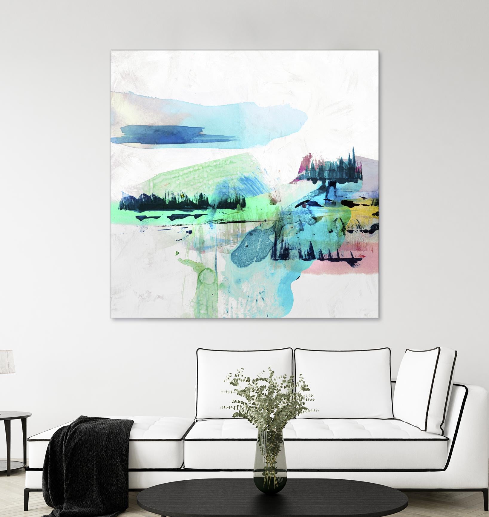 Palette Landscape II by PI Studio on GIANT ART - white abstract