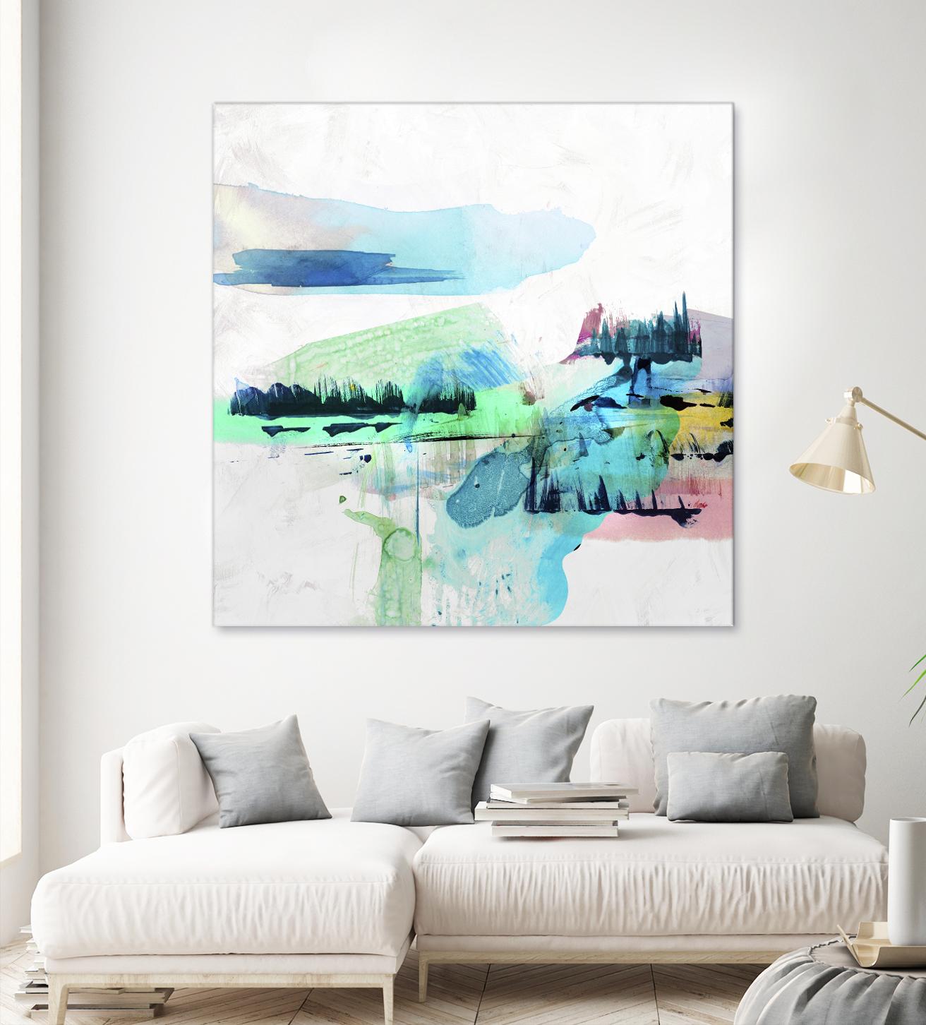 Palette Landscape II by PI Studio on GIANT ART - white abstract