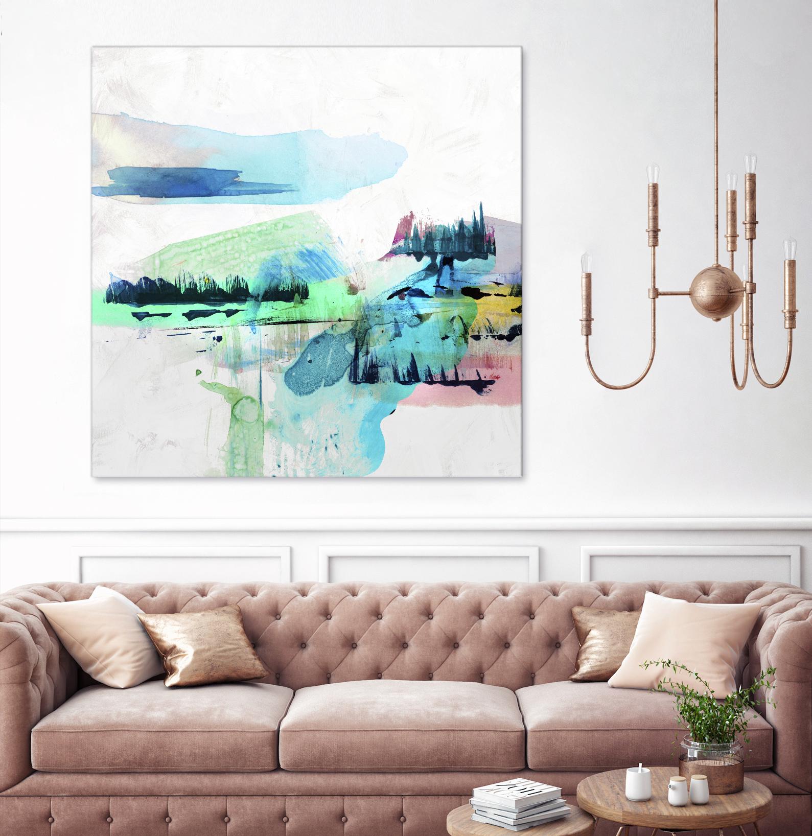 Palette Landscape II by PI Studio on GIANT ART - white abstract