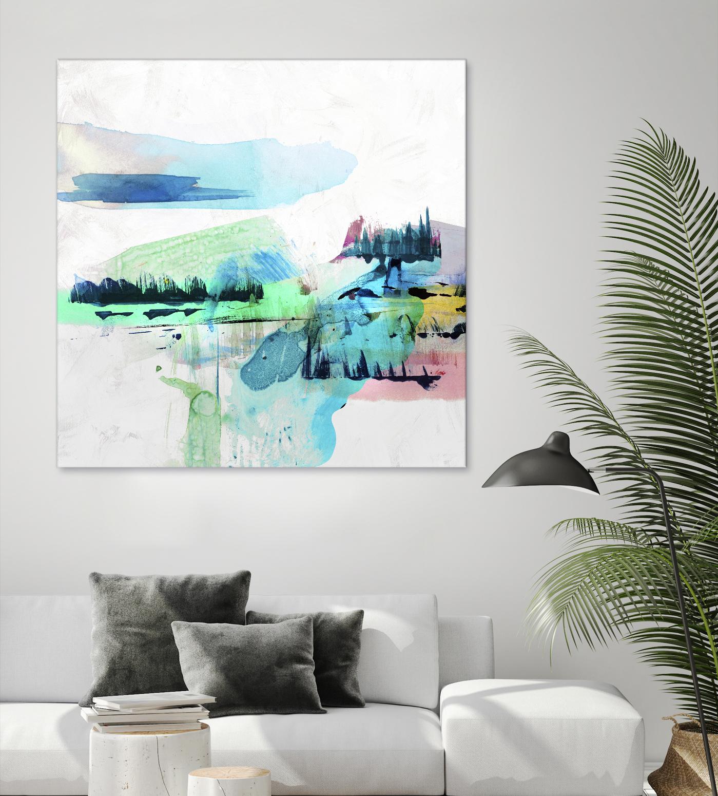 Palette Landscape II by PI Studio on GIANT ART - white abstract